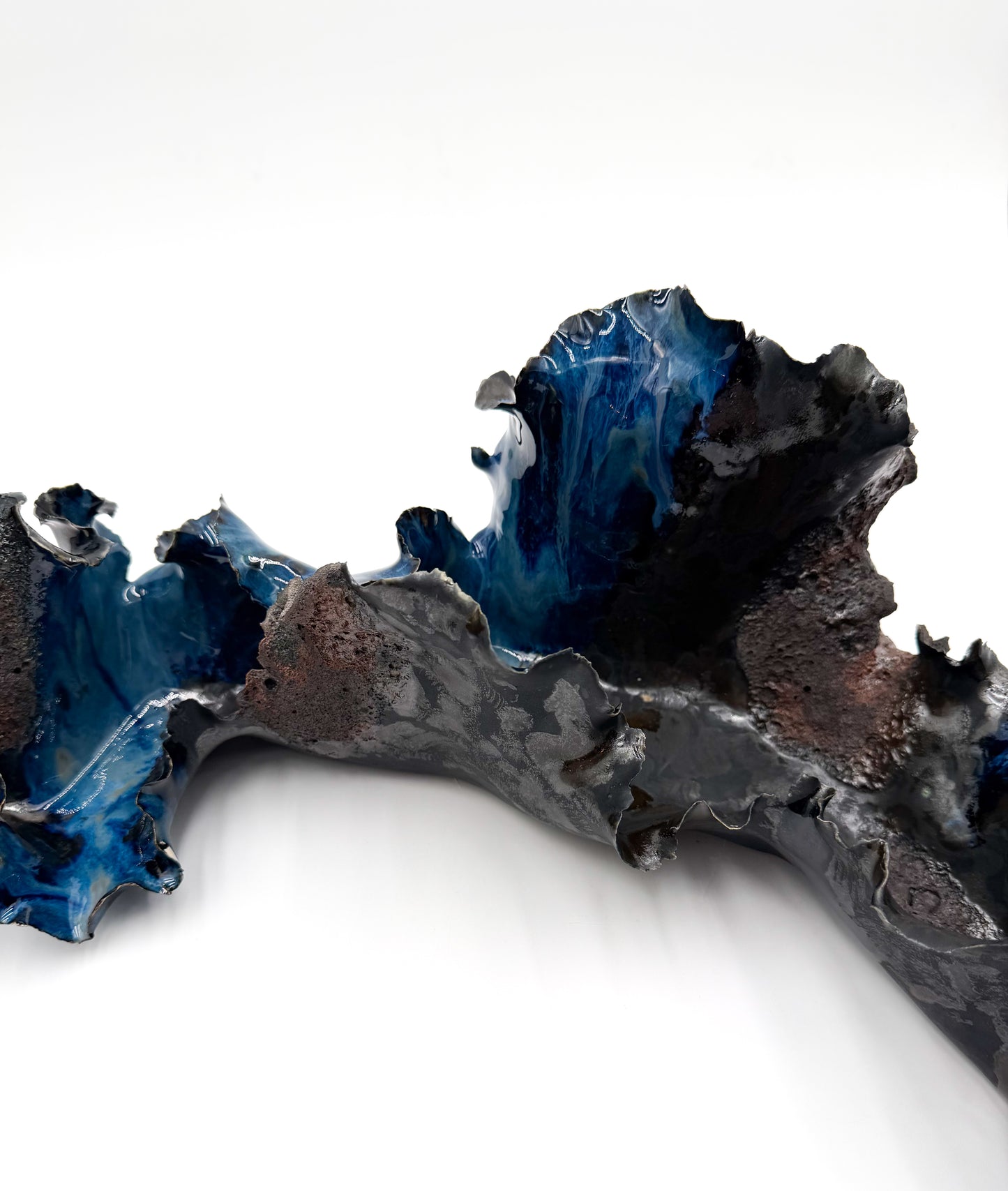 Midnight Reef/Porcelain Coral Sculpture - Midnight Series