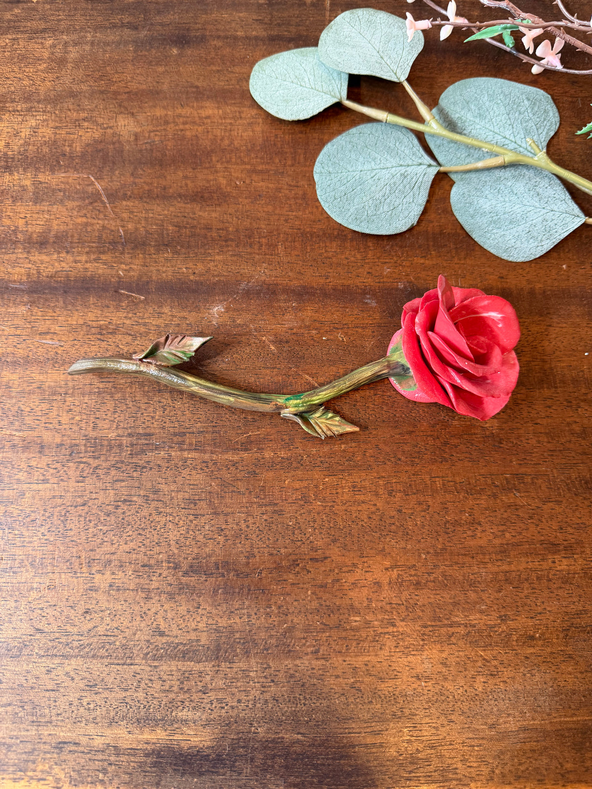 Timeless Love Forever Rose – Red Porcelain Rose