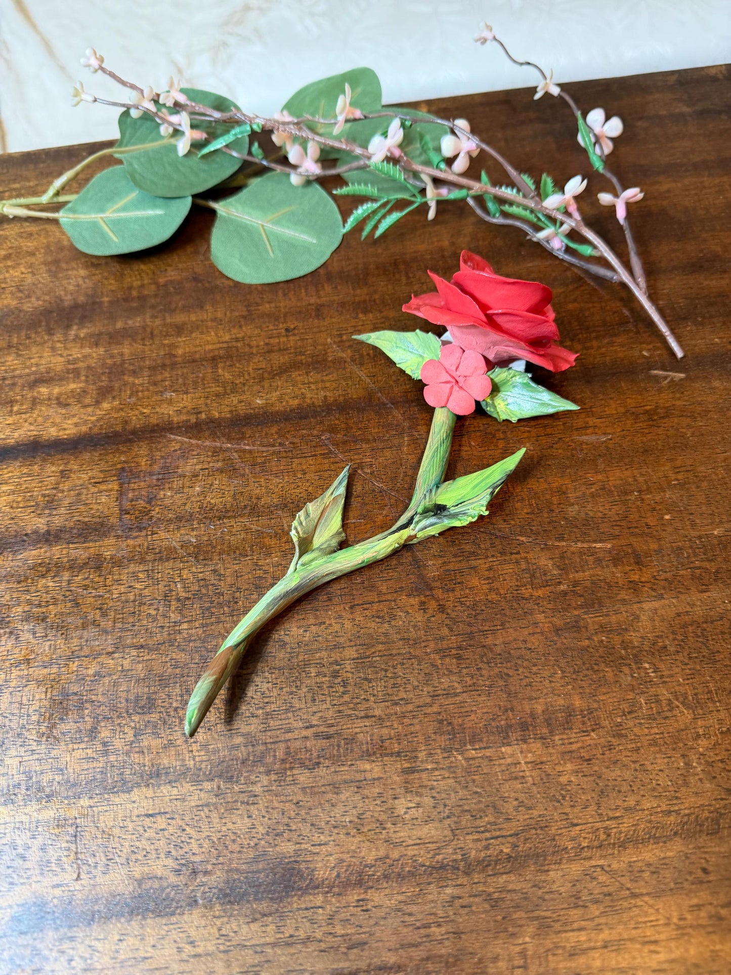 Timeless Love Forever Rose – Red Porcelain Rose