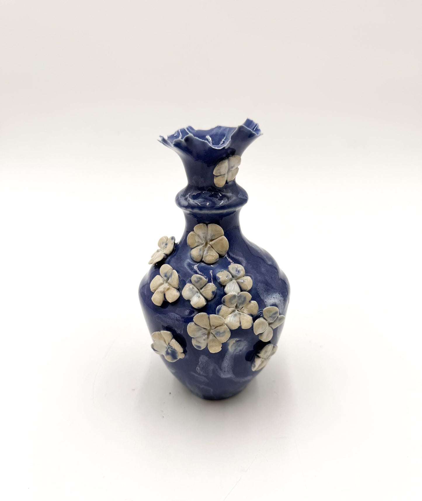 Handmade Porcelain Posie Vase: Small Ceramic Pottery Gift