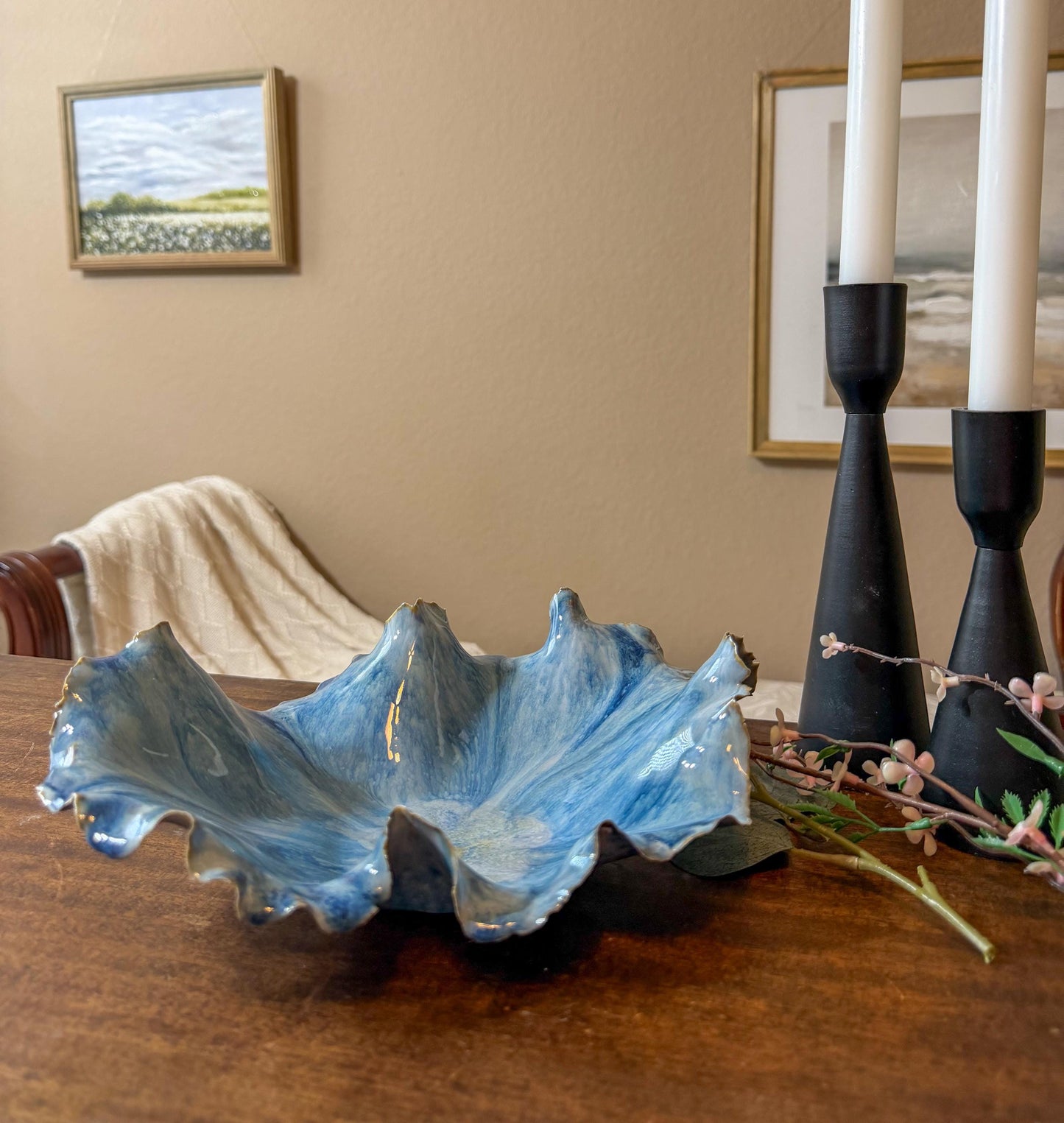 Beach Bowl - Elegant Porcelain Keepsake Dish for Stylish Home Décor and Unique Gifts