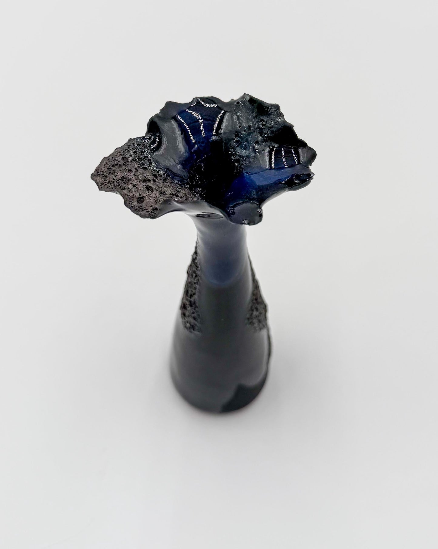 Obsidian Tide- Mini Porcelain Vessel