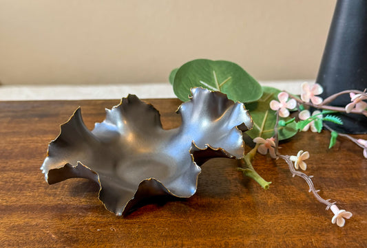 Midnight Petal - Porcelain Bowl