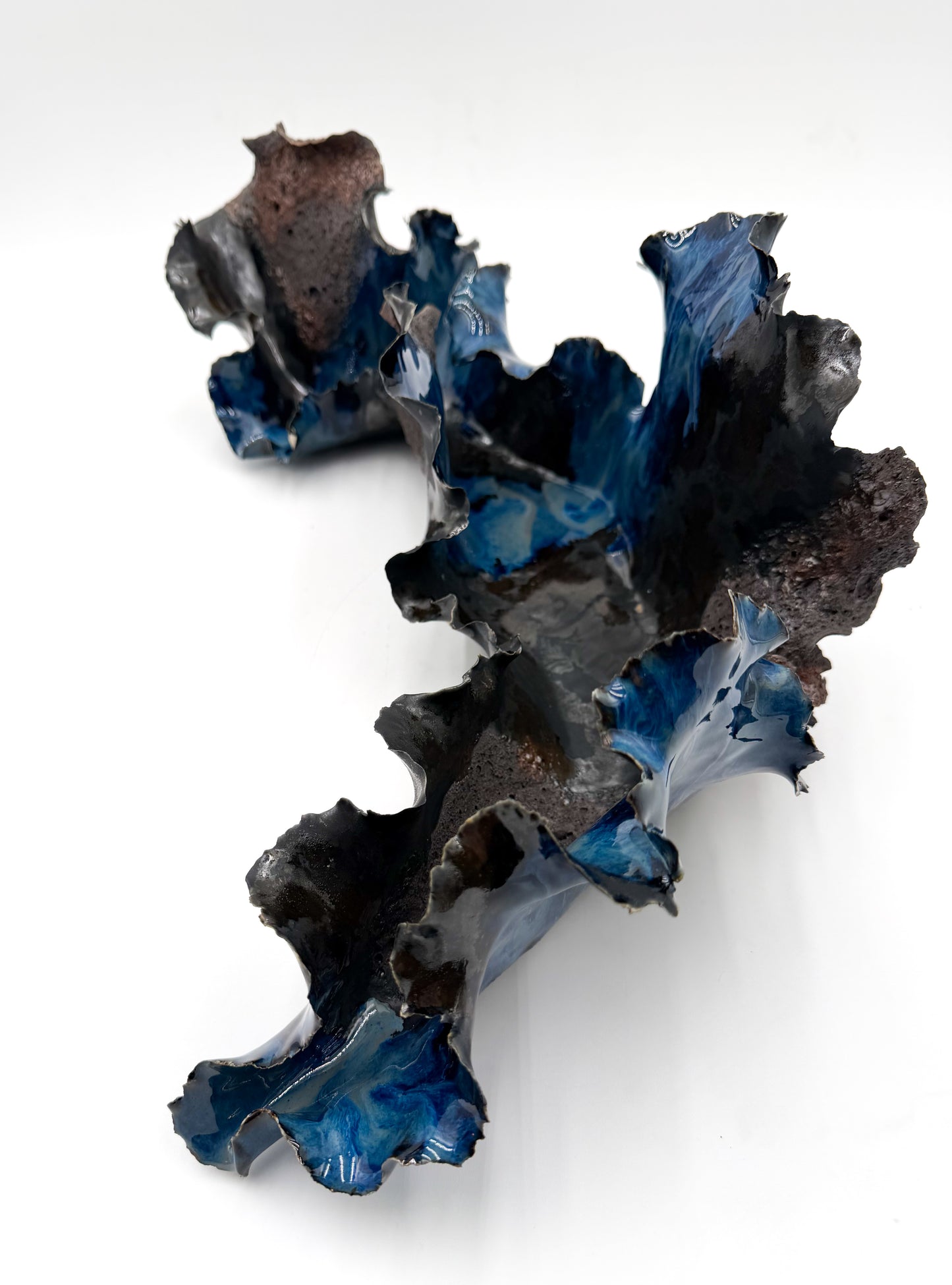 Midnight Reef/Porcelain Coral Sculpture - Midnight Series