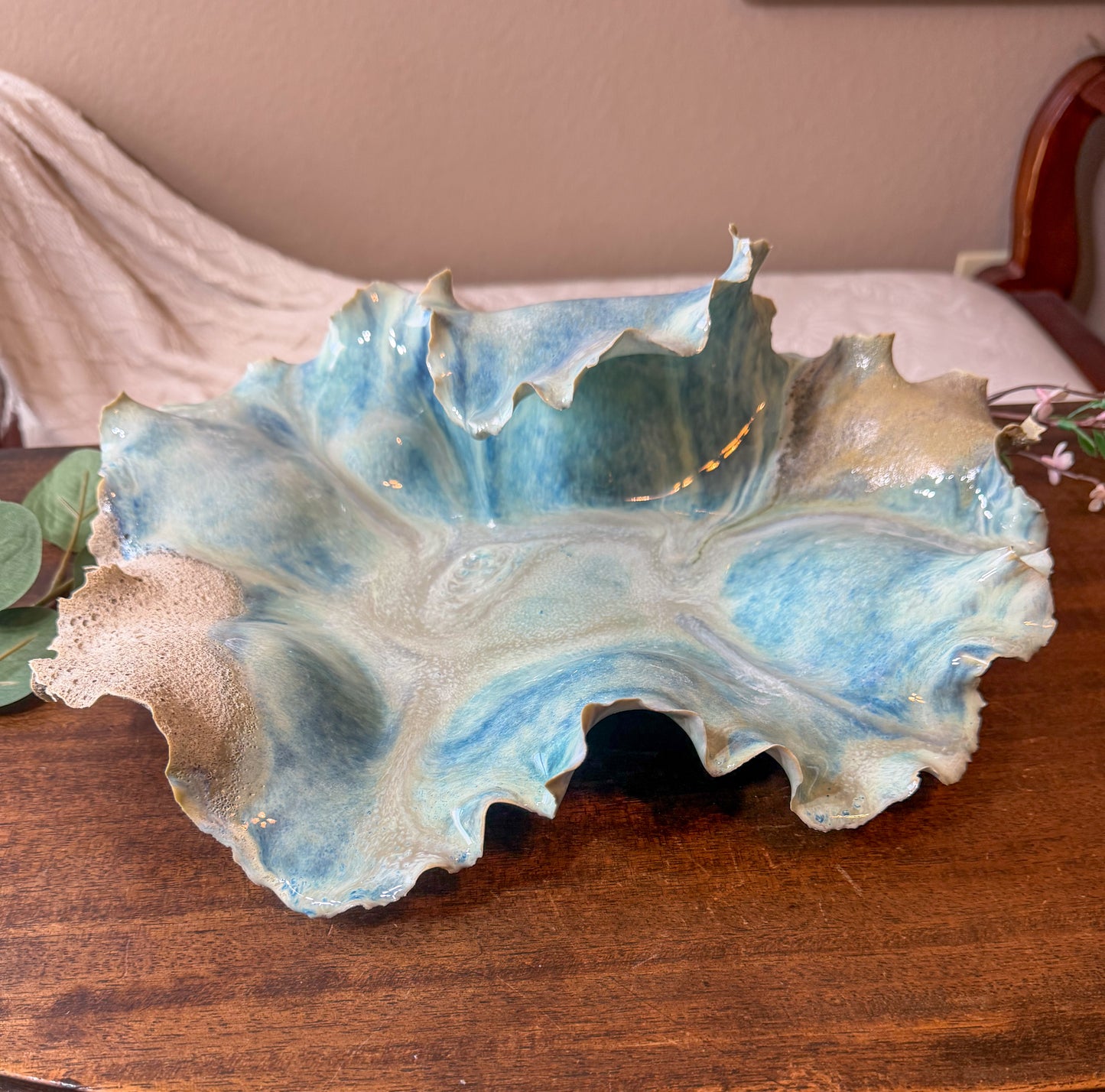 Tidal Series: Quiet Break - Porcelain Wave Bowl