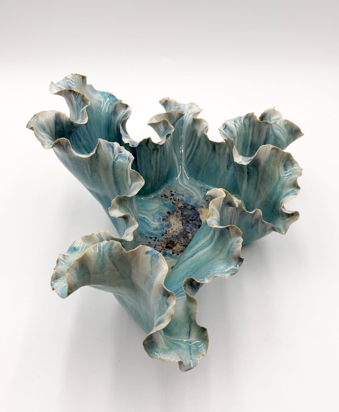 Tidal Reliquary | One-of-a-Kind Sculptural Porcelain Vessel