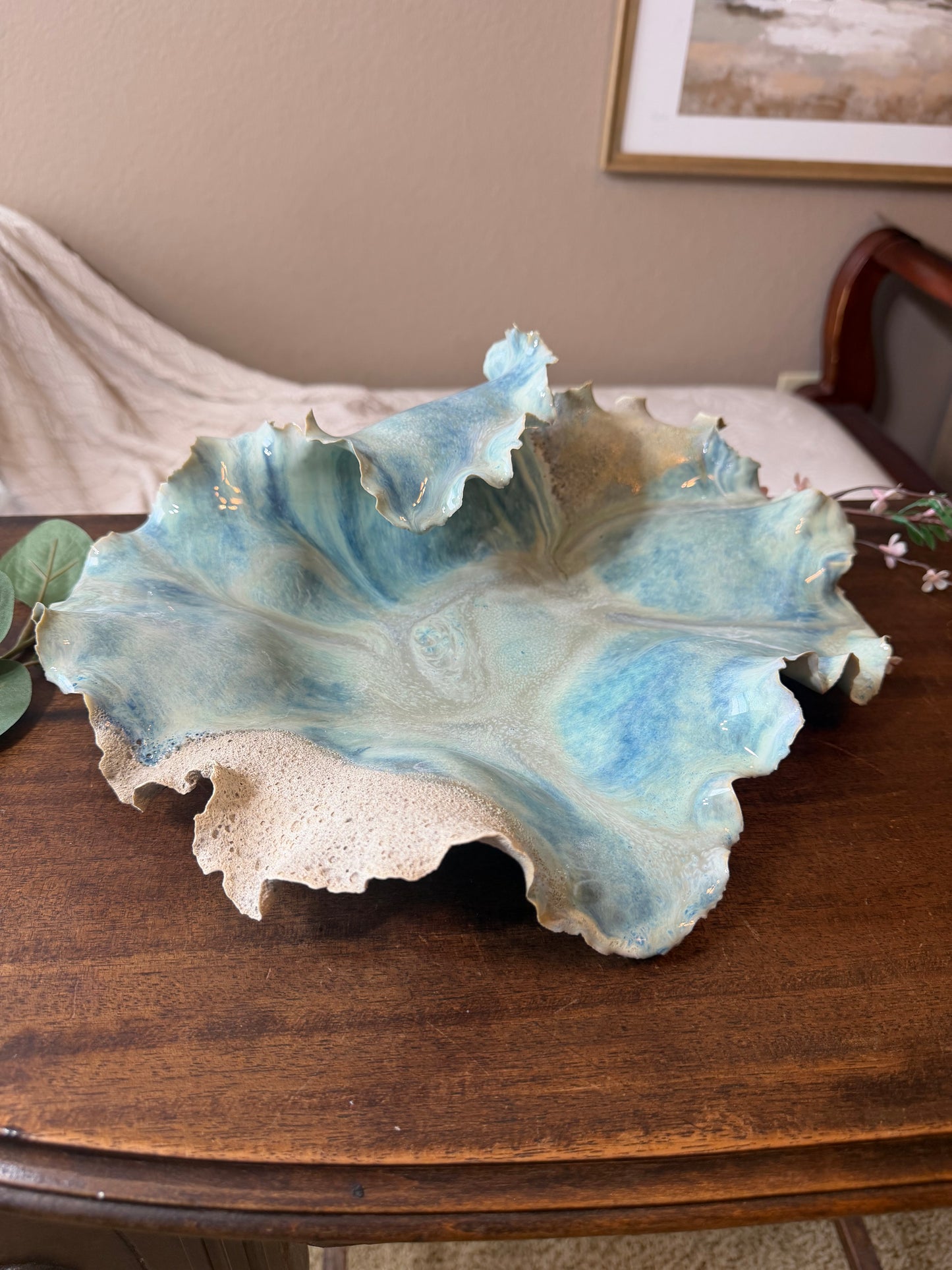 Tidal Series: Quiet Break - Porcelain Wave Bowl