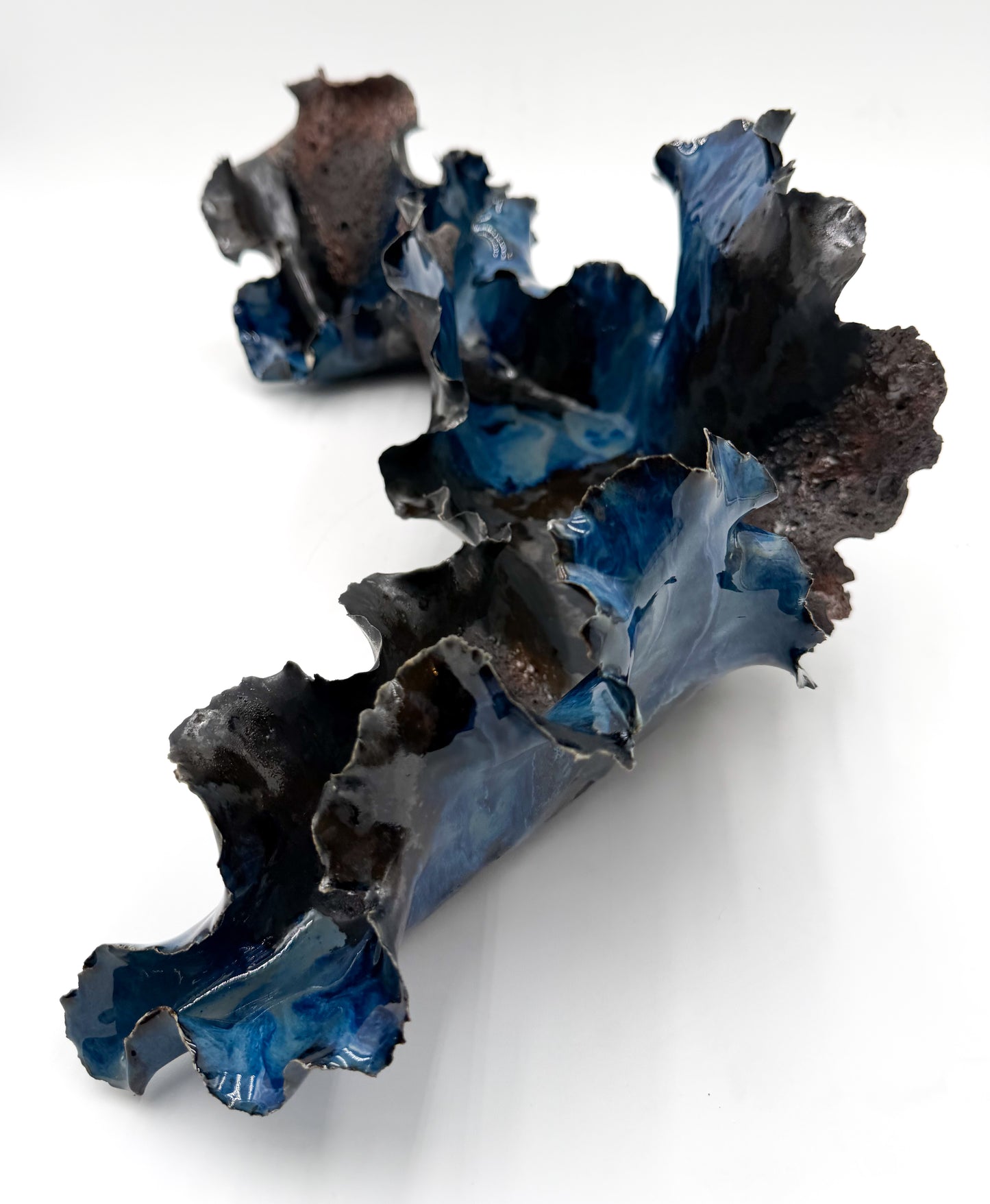 Midnight Reef/Porcelain Coral Sculpture - Midnight Series