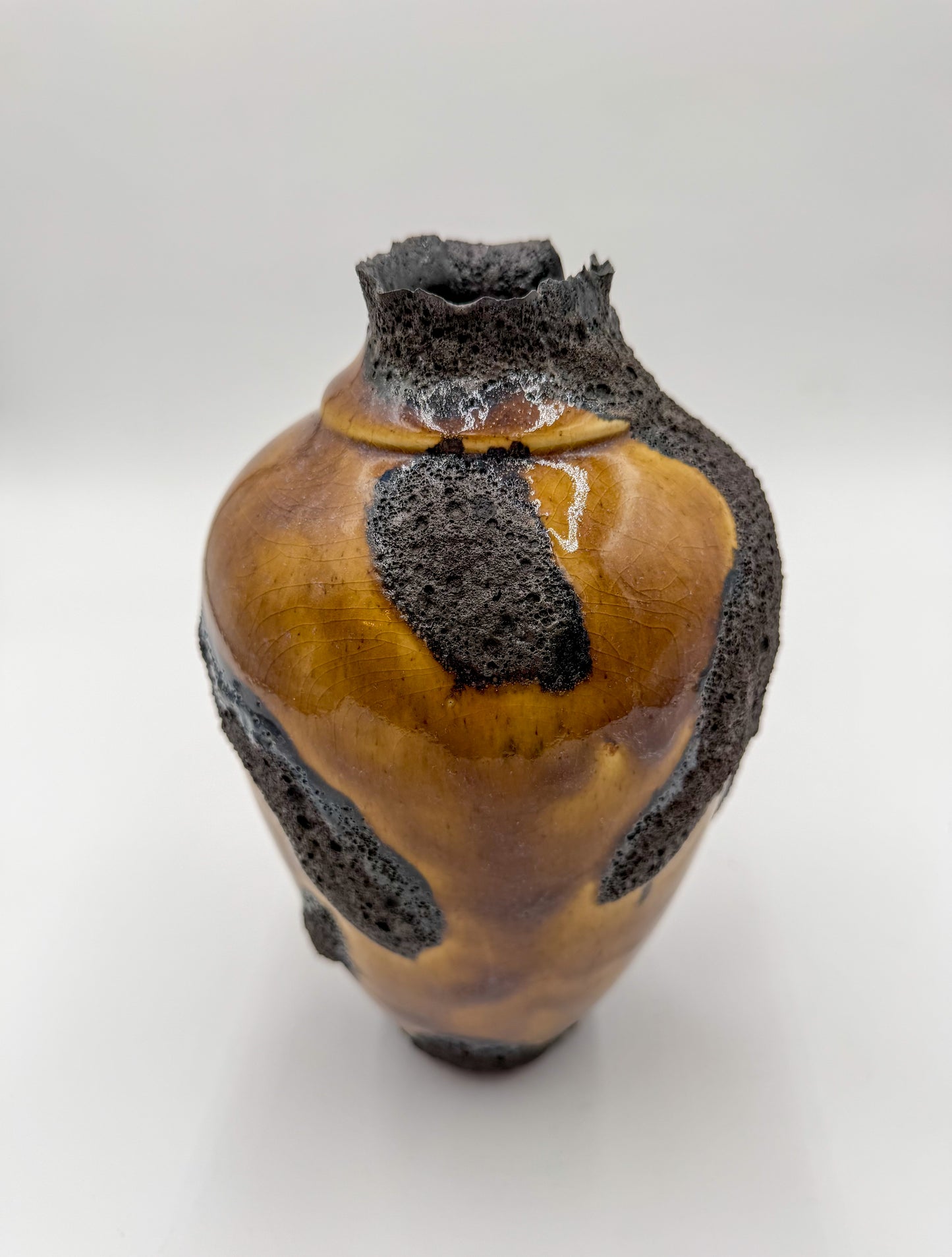 Golden Badlands - Nature Inspired Porcelain Vessel