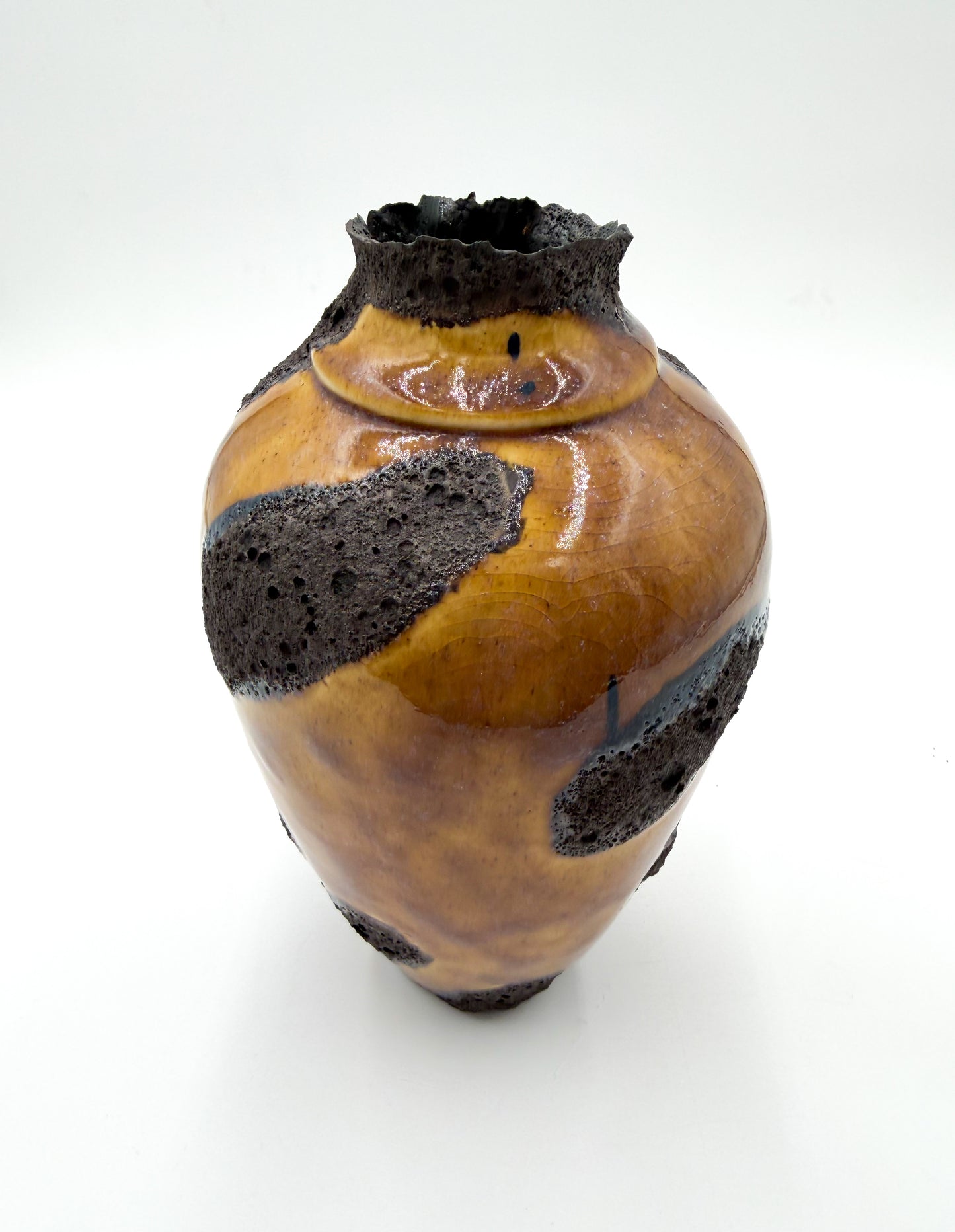 Golden Badlands - Nature Inspired Porcelain Vessel