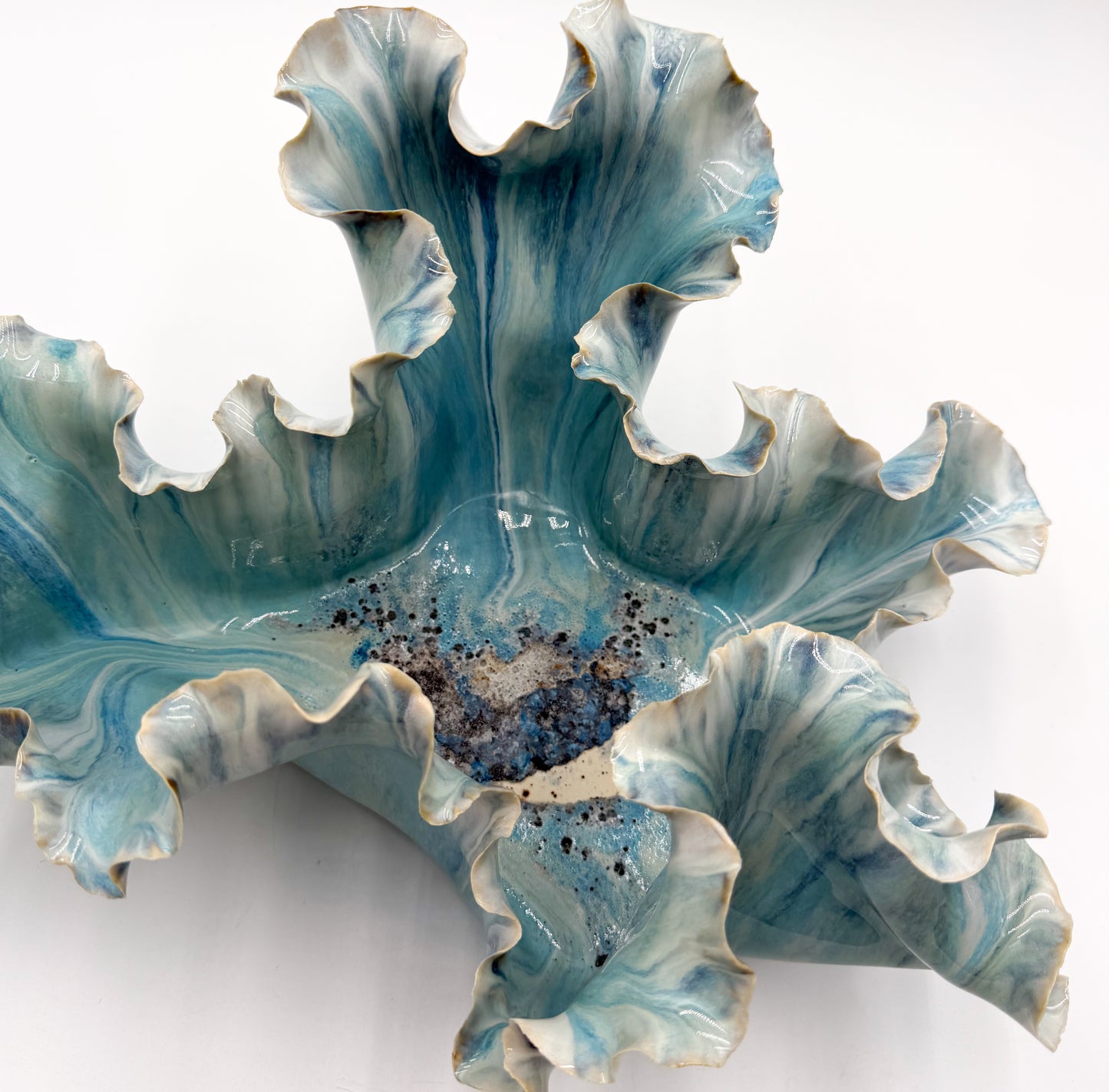 Tidal Reliquary | One-of-a-Kind Sculptural Porcelain Vessel