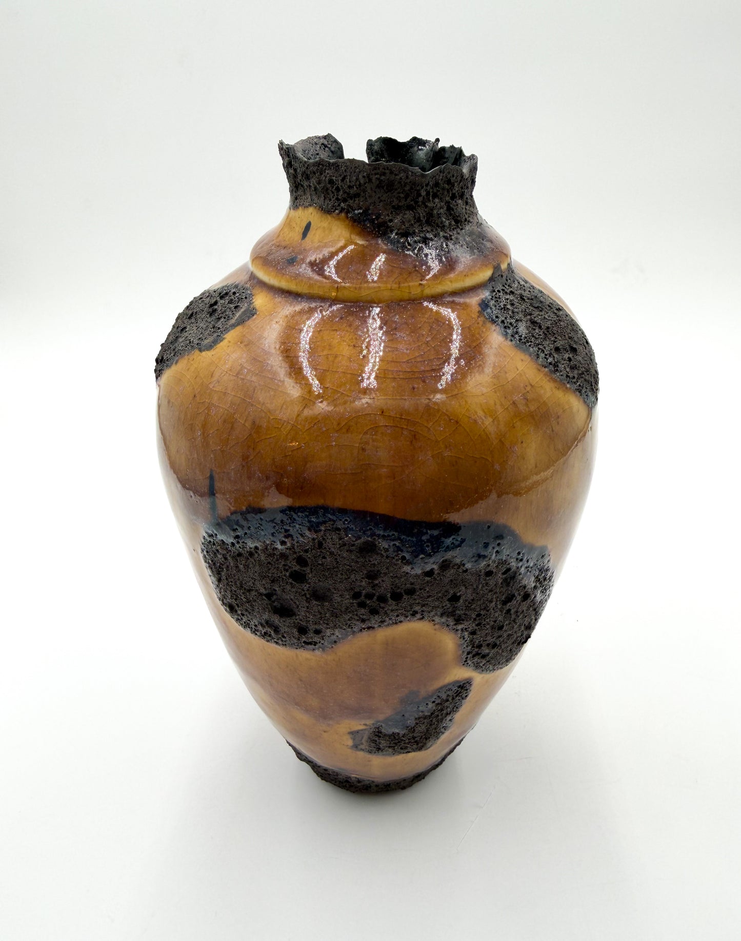 Golden Badlands - Nature Inspired Porcelain Vessel