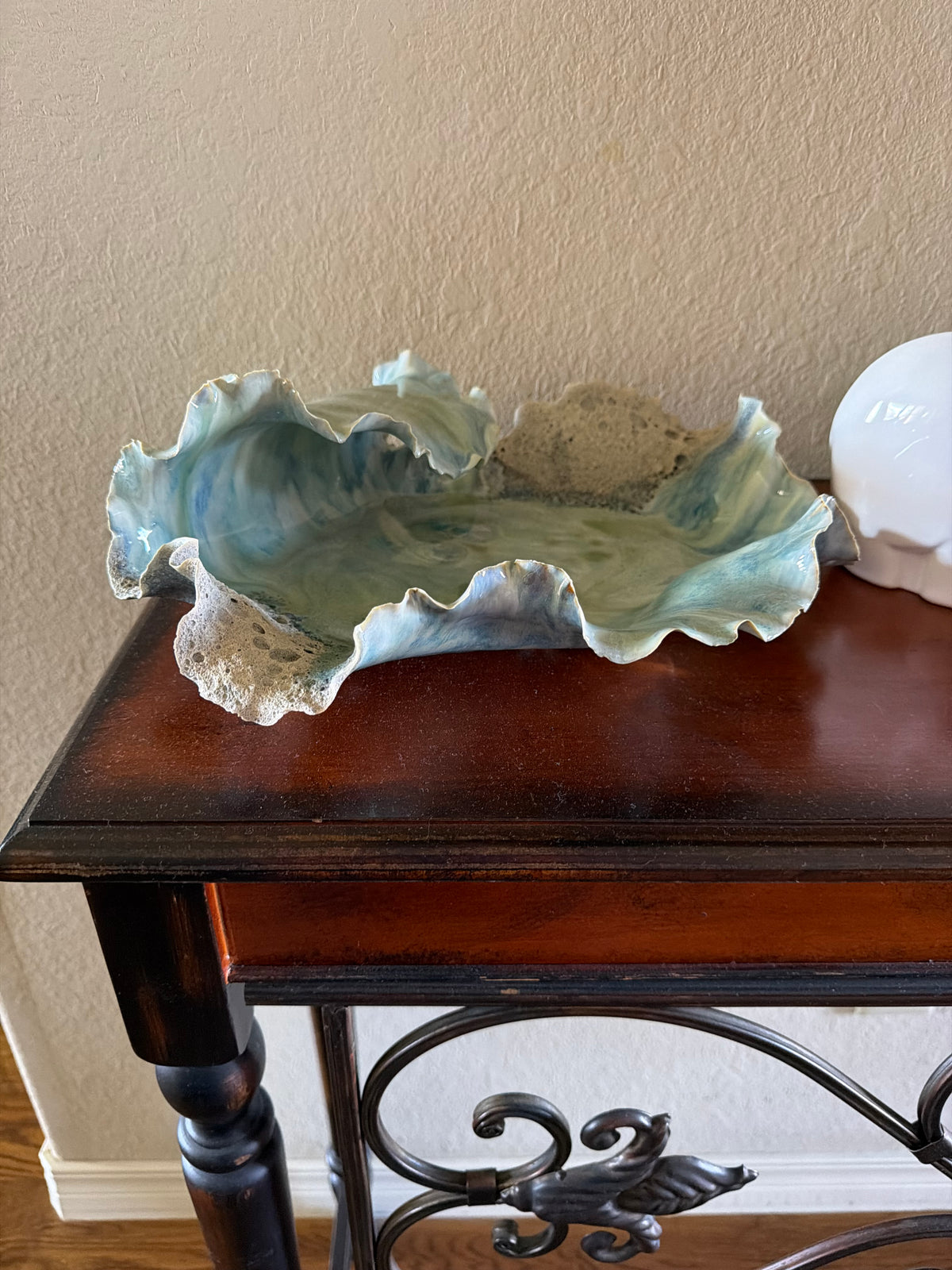 Tideworn Reef — Sculptural Porcelain Vessel