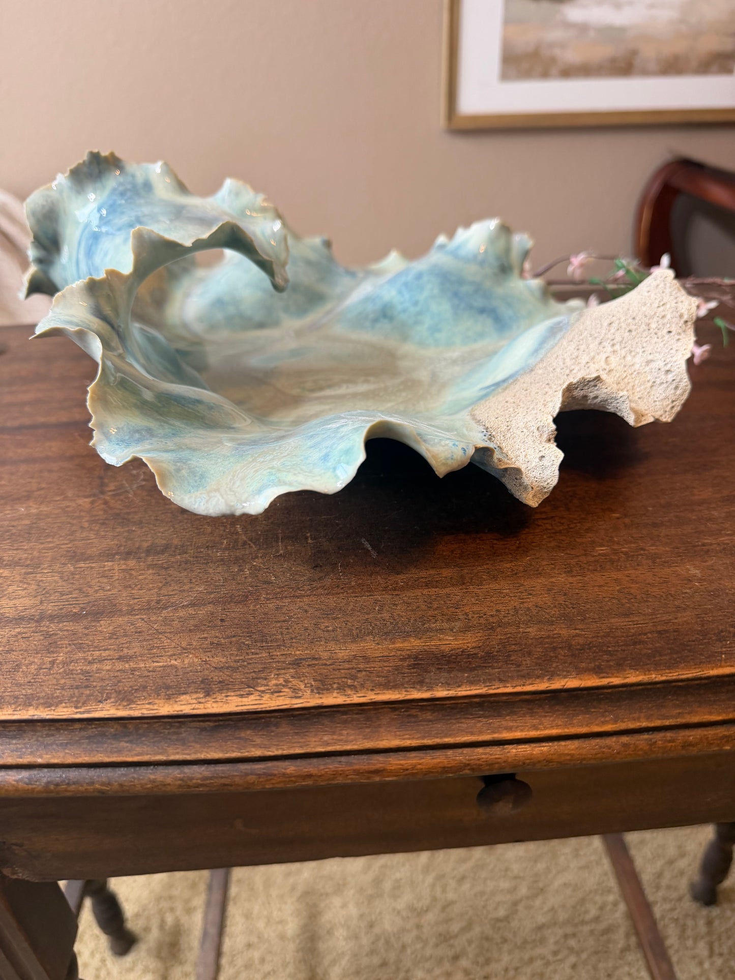 Tidal Series: Quiet Break - Porcelain Wave Bowl
