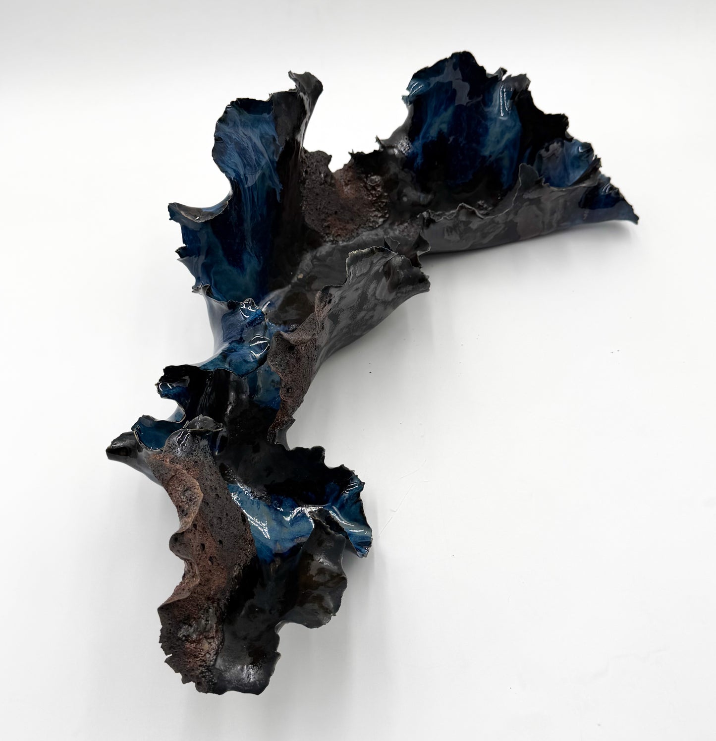 Midnight Reef/Porcelain Coral Sculpture - Midnight Series