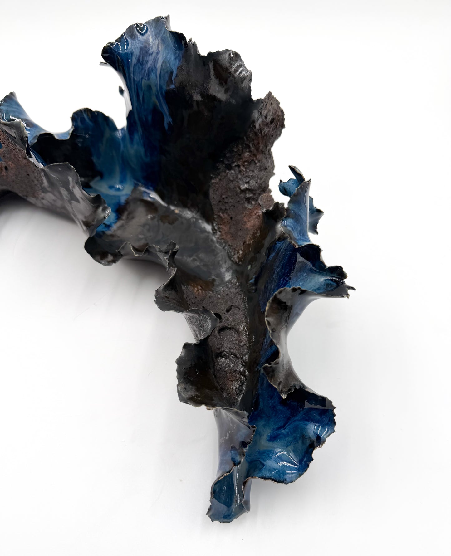 Midnight Reef/Porcelain Coral Sculpture - Midnight Series