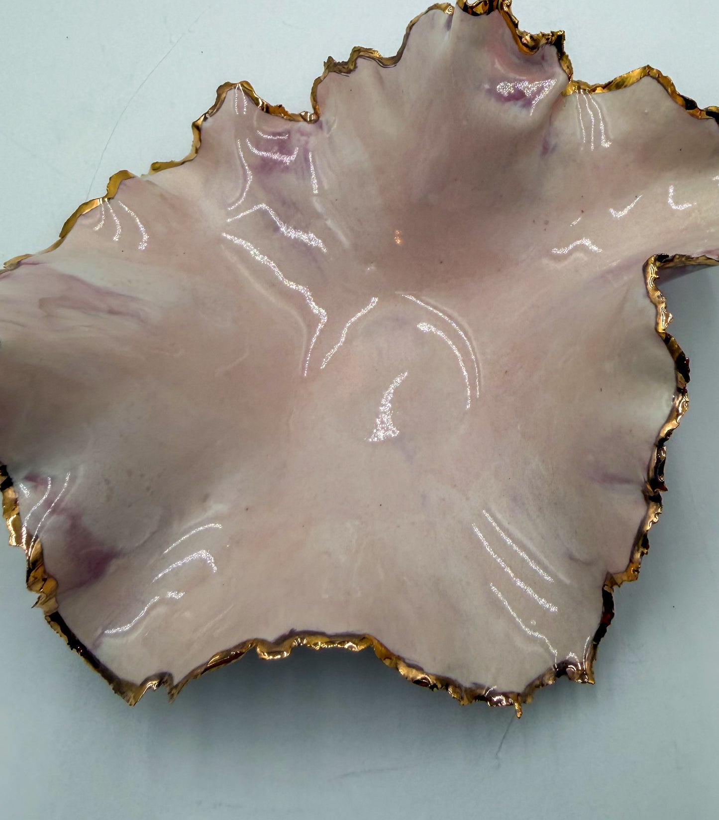 Gold Rim Mini Blossom Bowl