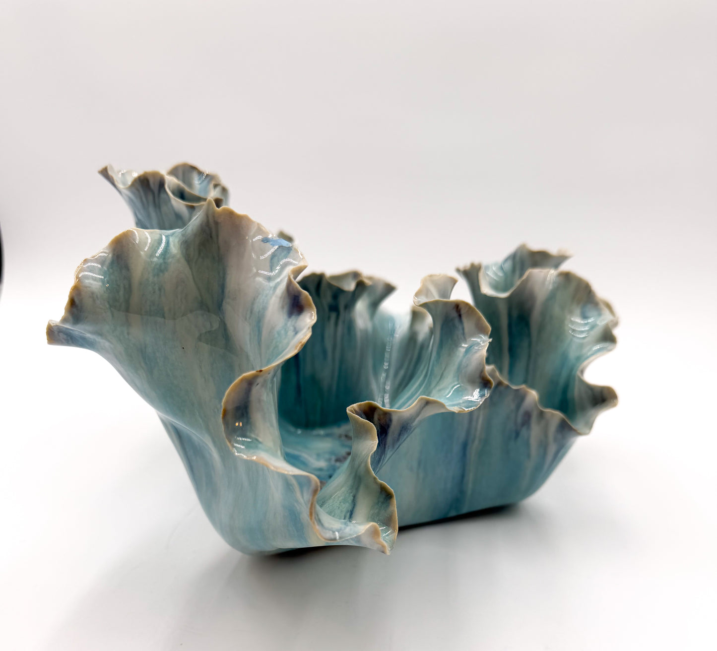 Tidal Reliquary | One-of-a-Kind Sculptural Porcelain Vessel