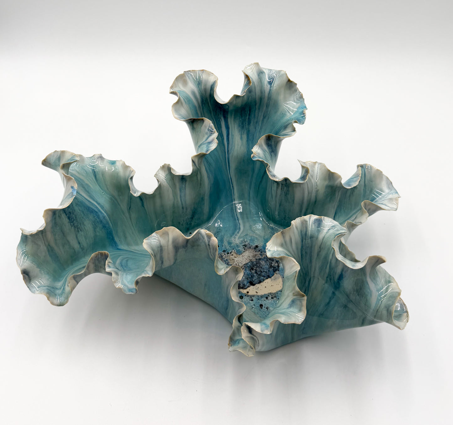 Tidal Reliquary | One-of-a-Kind Sculptural Porcelain Vessel