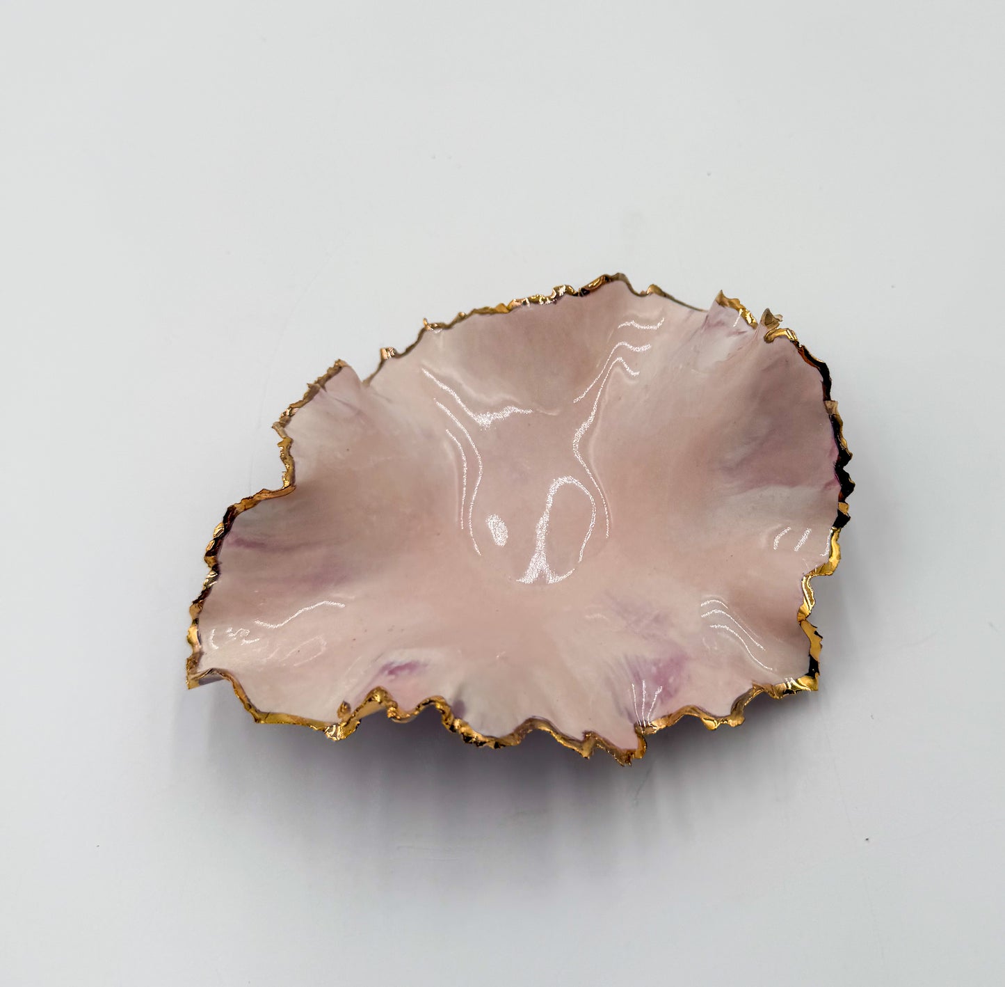 Gold Rim Mini Blossom Bowl