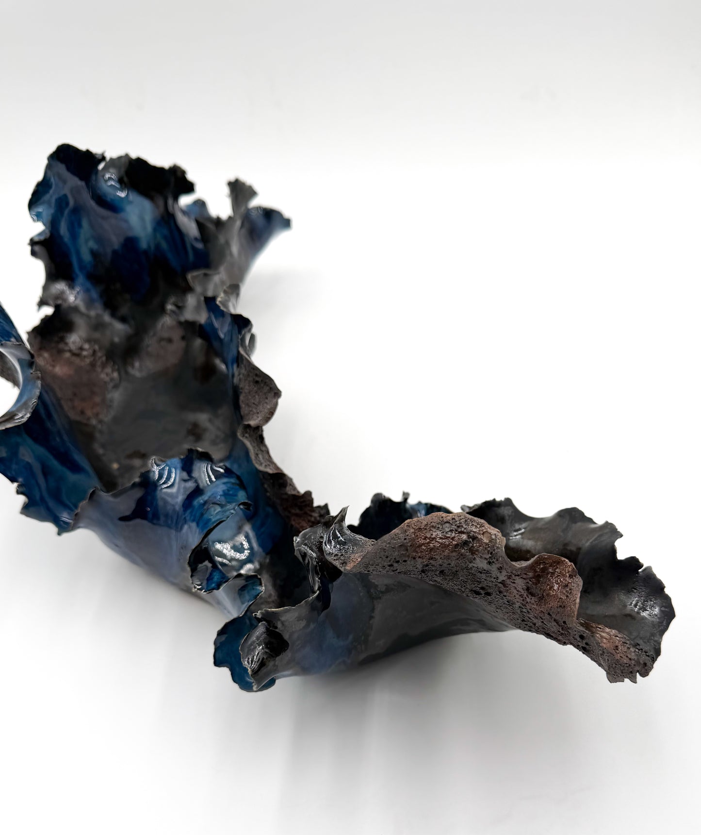 Midnight Reef/Porcelain Coral Sculpture - Midnight Series