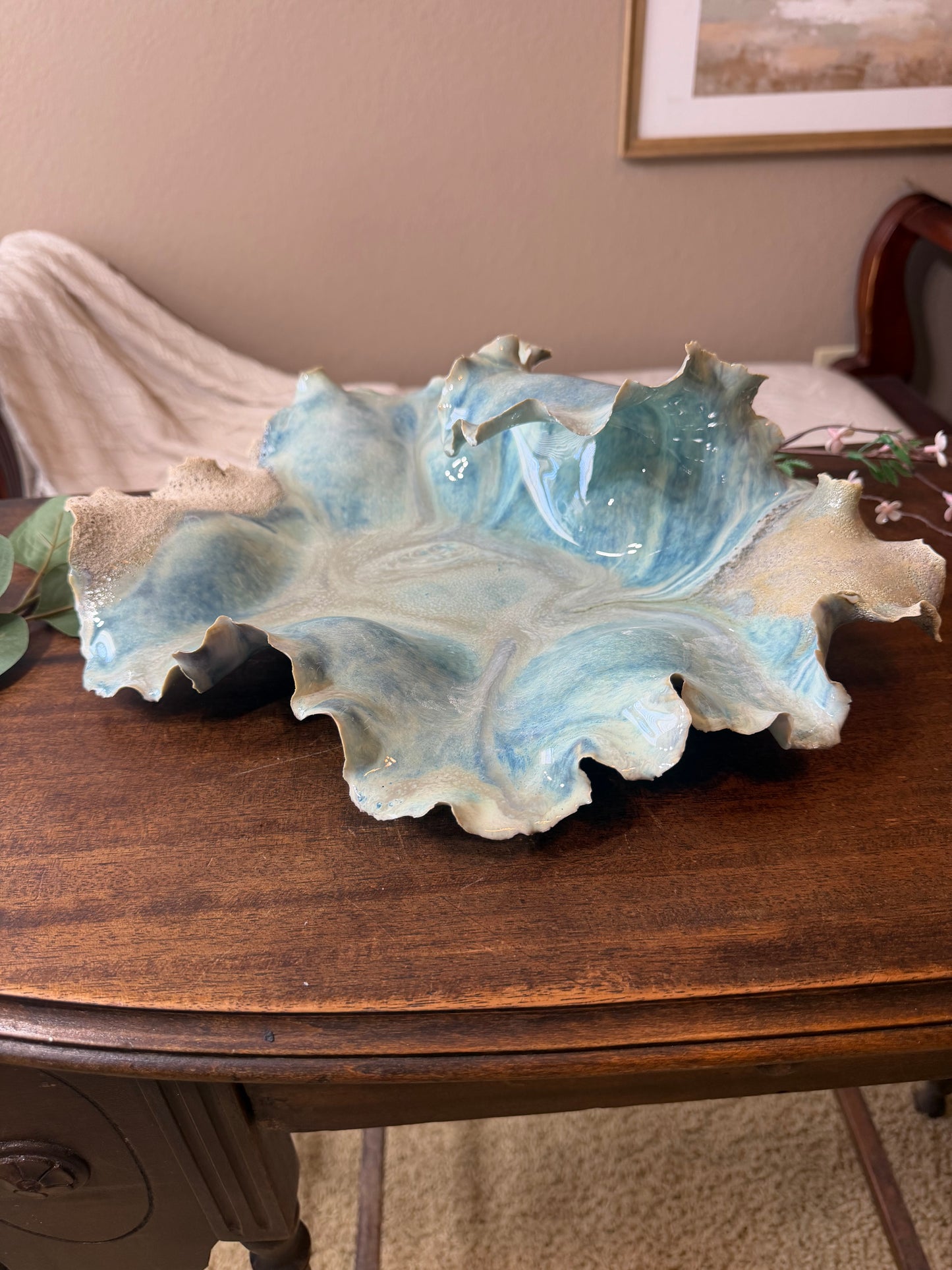 Tidal Series: Quiet Break - Porcelain Wave Bowl