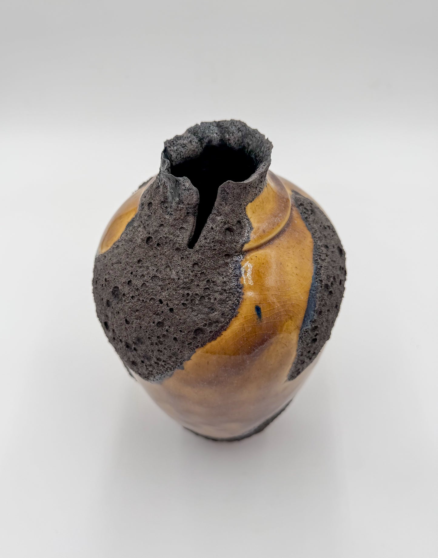 Golden Badlands - Nature Inspired Porcelain Vessel