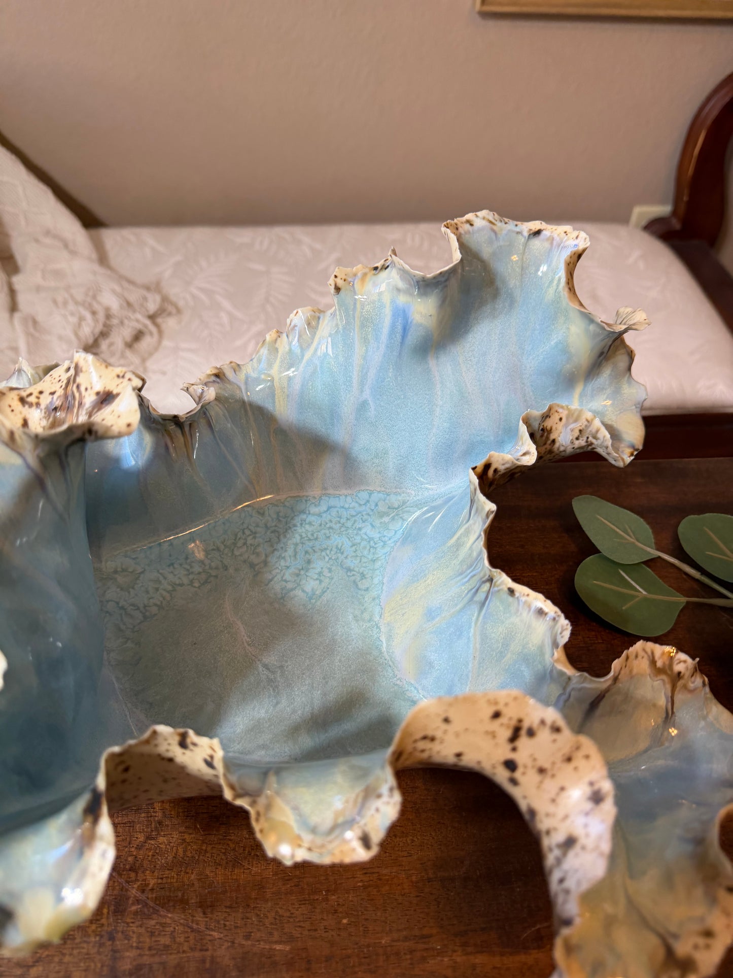 Tidal Series: Shorebreak - Porcelain Hand-Sculpted Wave Sculpture