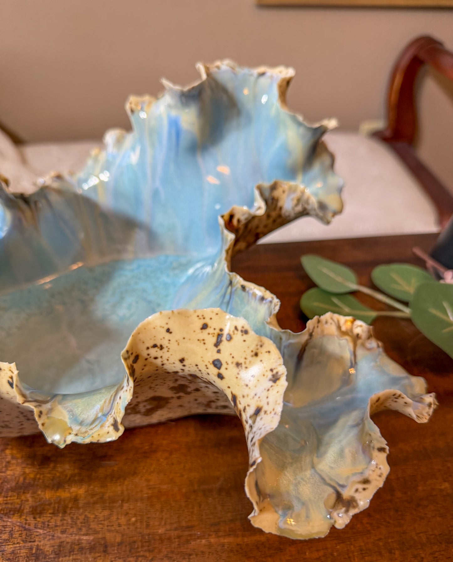 Tidal Series: Shorebreak - Porcelain Hand-Sculpted Wave Sculpture