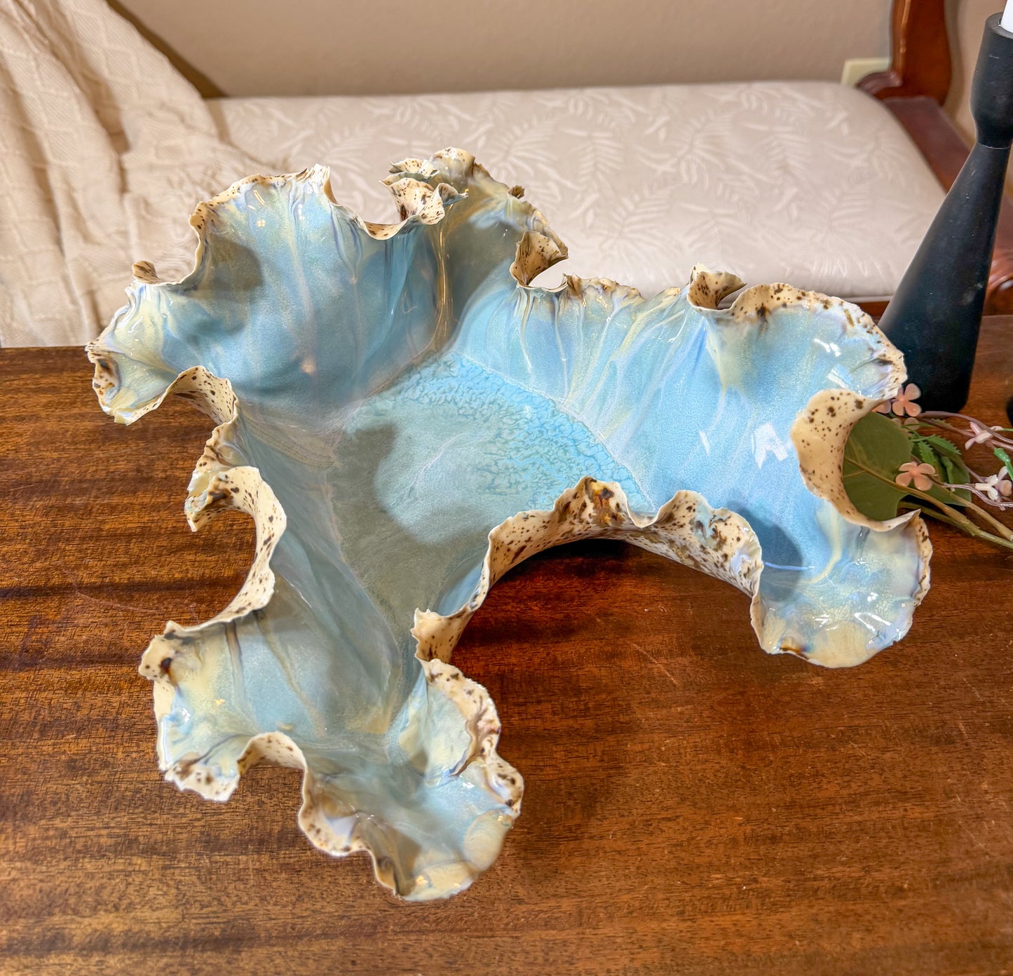 Tidal Series: Shorebreak - Porcelain Hand-Sculpted Wave Sculpture