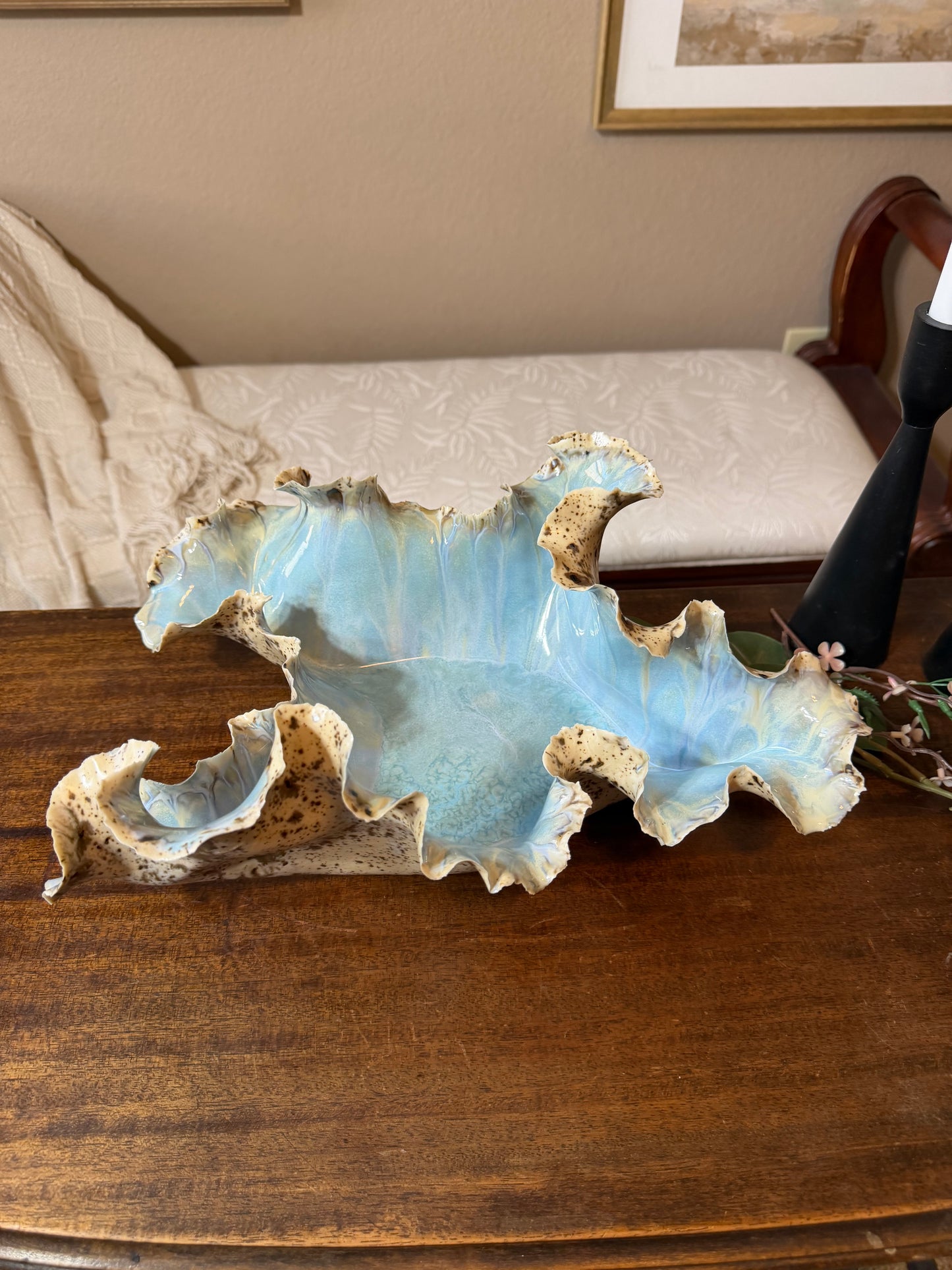 Tidal Series: Shorebreak - Porcelain Hand-Sculpted Wave Sculpture