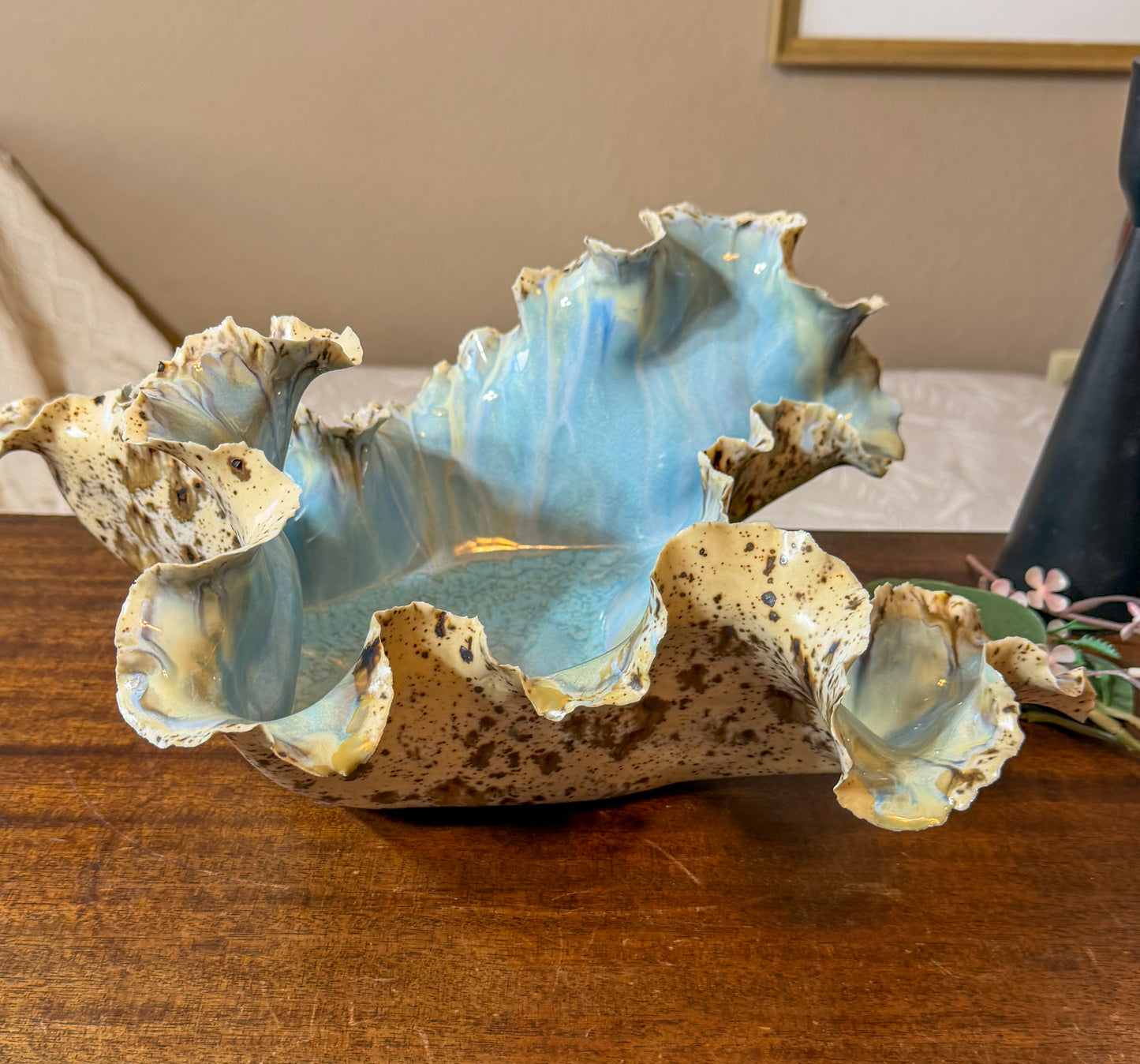 Tidal Series: Shorebreak - Porcelain Hand-Sculpted Wave Sculpture