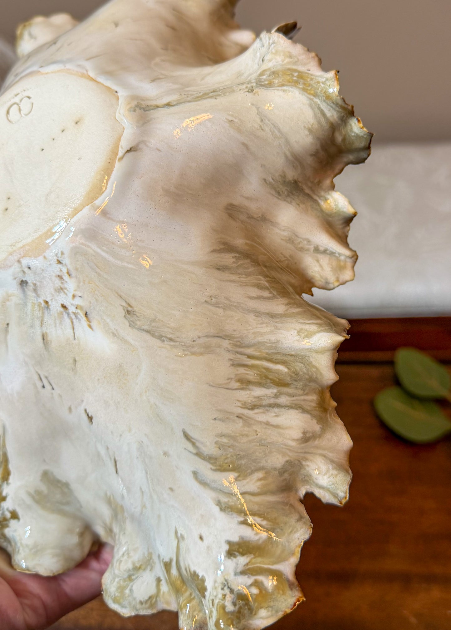 Tidal Series: Held Quiet - Coastal Inspired Ceramic Art, porcelain bowl