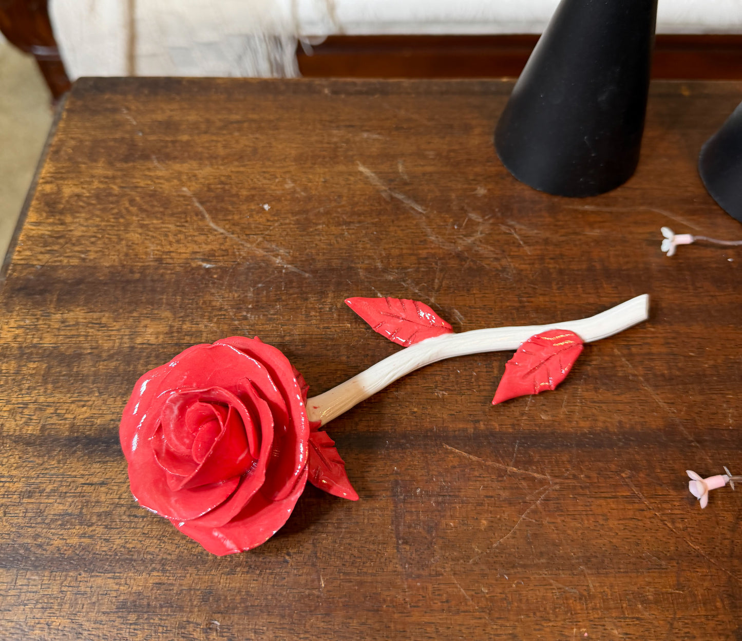 Timeless Love Forever Rose – Red Porcelain Rose