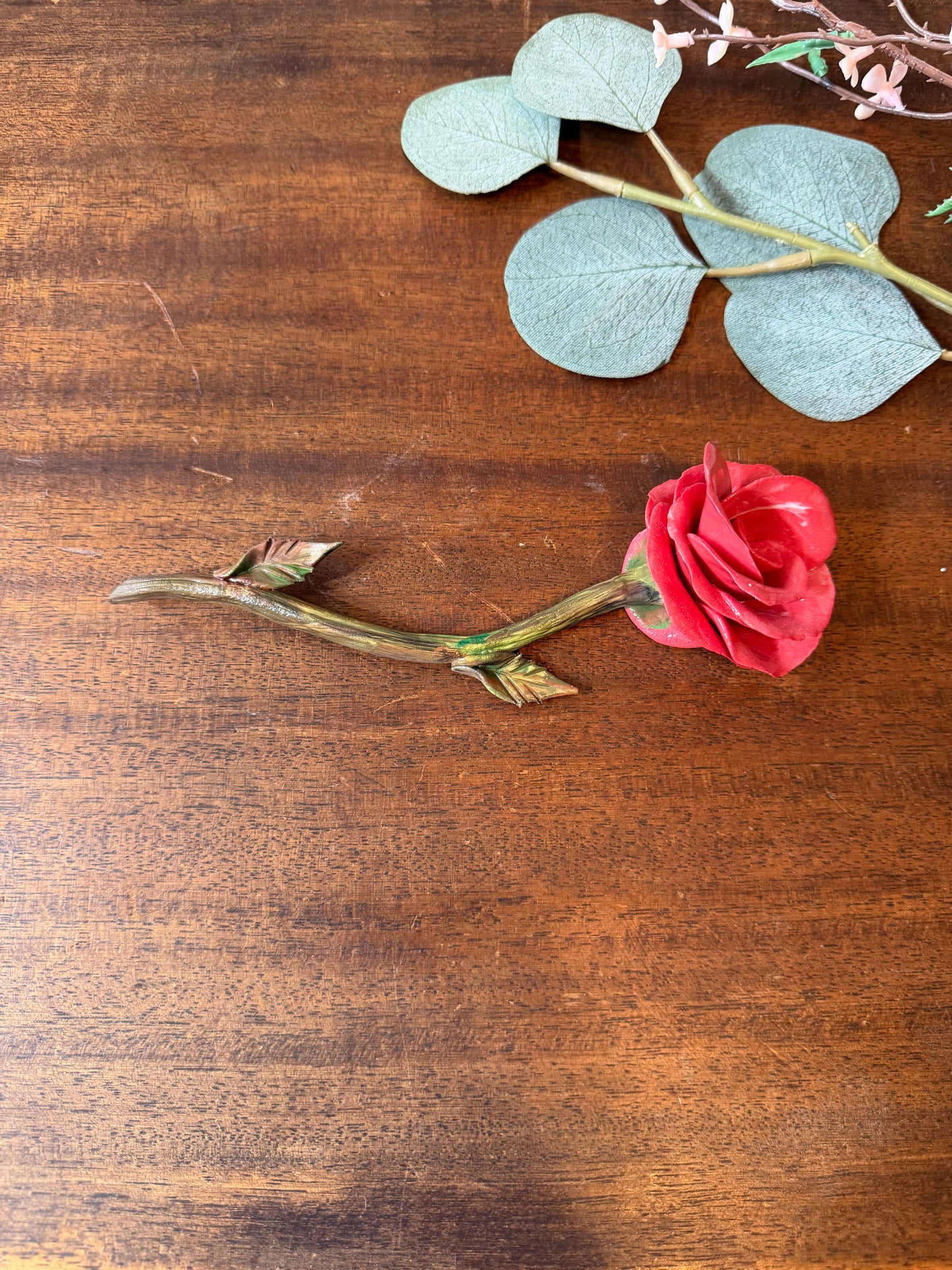 Timeless Love Forever Rose – Red Porcelain Rose
