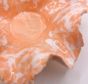 Orange Porcelain Vessel