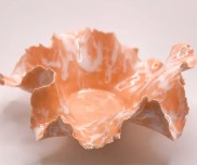 Orange Porcelain Vessel