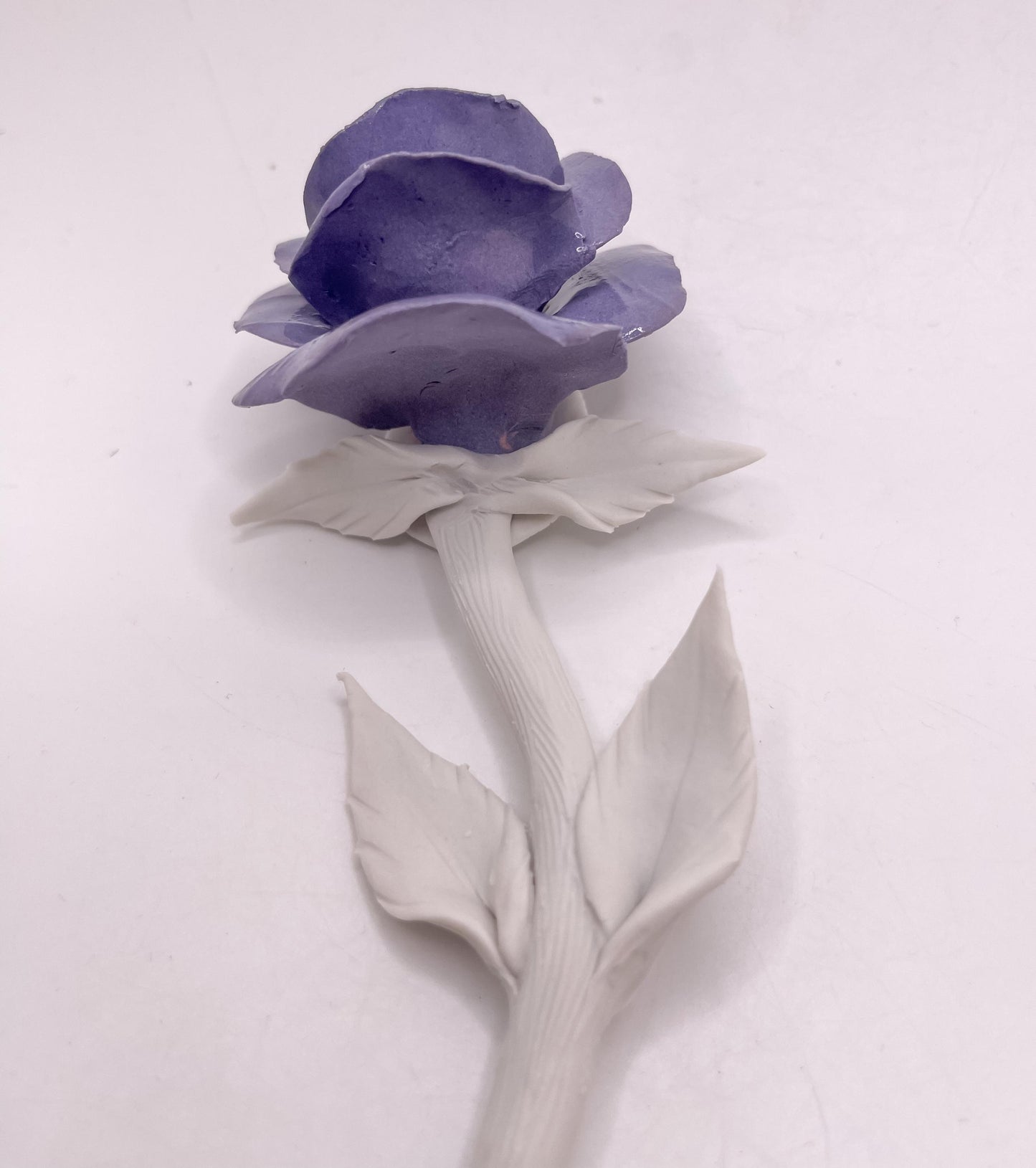 Timeless Devotion Forever Rose – Purple Porcelain Rose