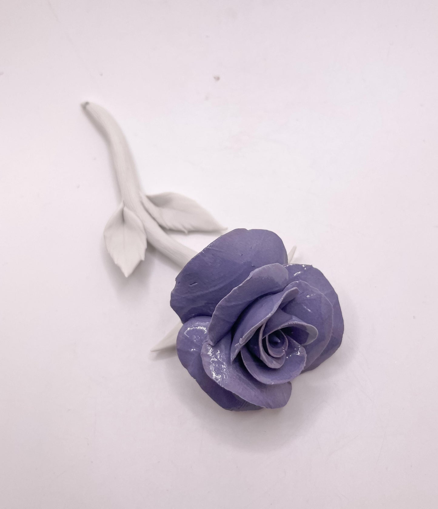 Timeless Devotion Forever Rose – Purple Porcelain Rose