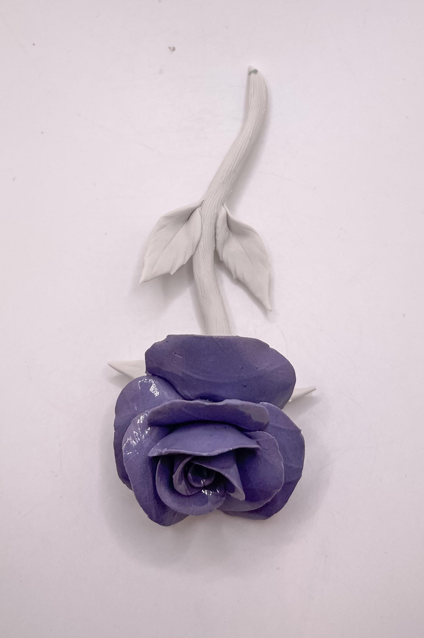 Timeless Devotion Forever Rose – Purple Porcelain Rose