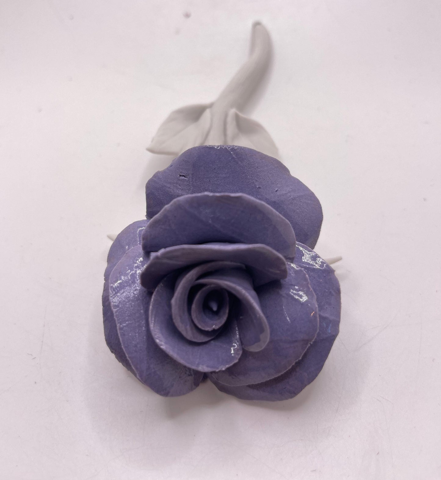 Timeless Devotion Forever Rose – Purple Porcelain Rose