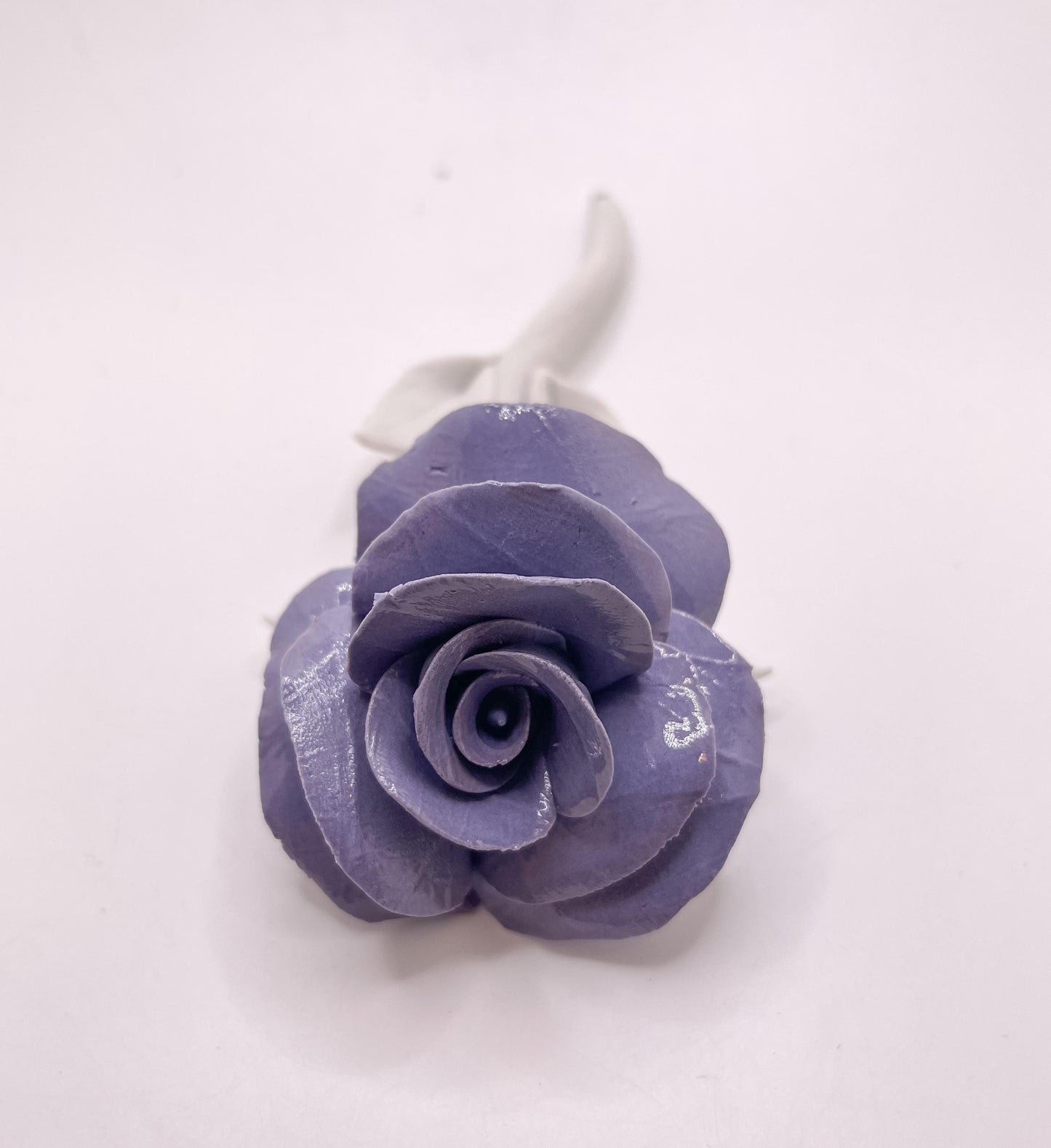 Timeless Devotion Forever Rose – Purple Porcelain Rose