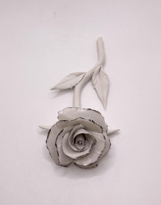 Silver Rim Forever Rose