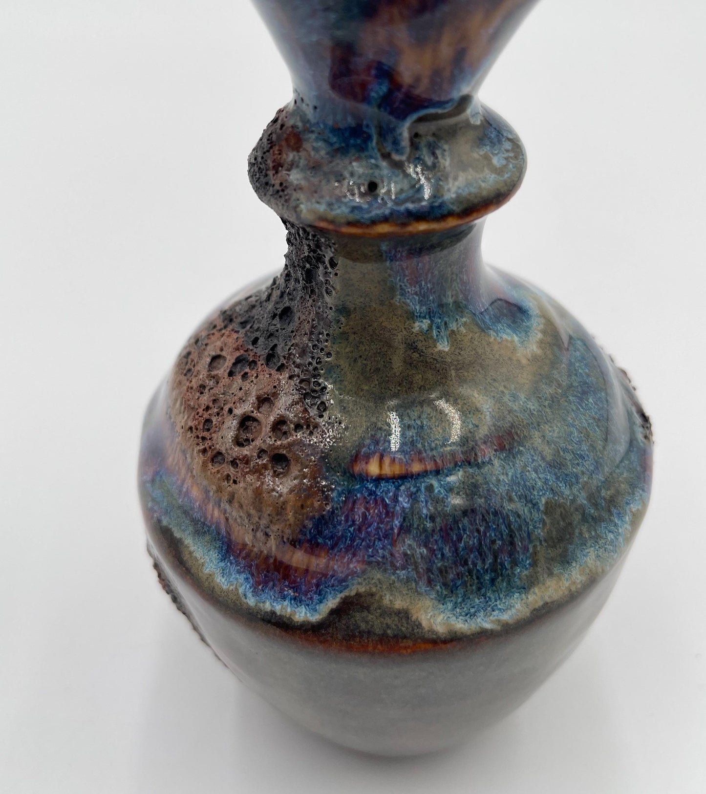 Handcrafted Porcelain Vessel: Ceramic Vase, Home Decor Sculpture