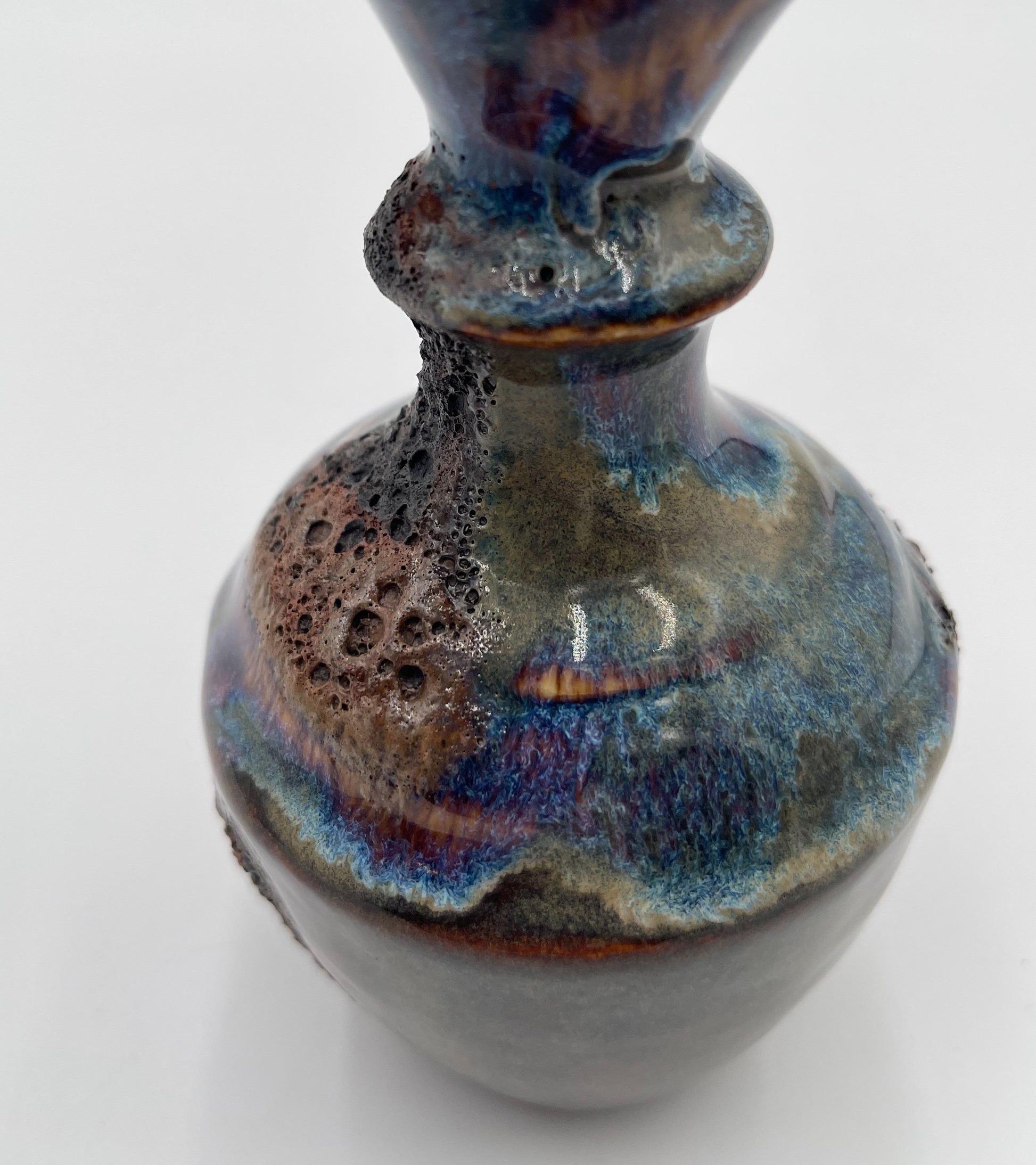 Handcrafted Porcelain Vessel: Ceramic Vase, Home Decor Sculpture