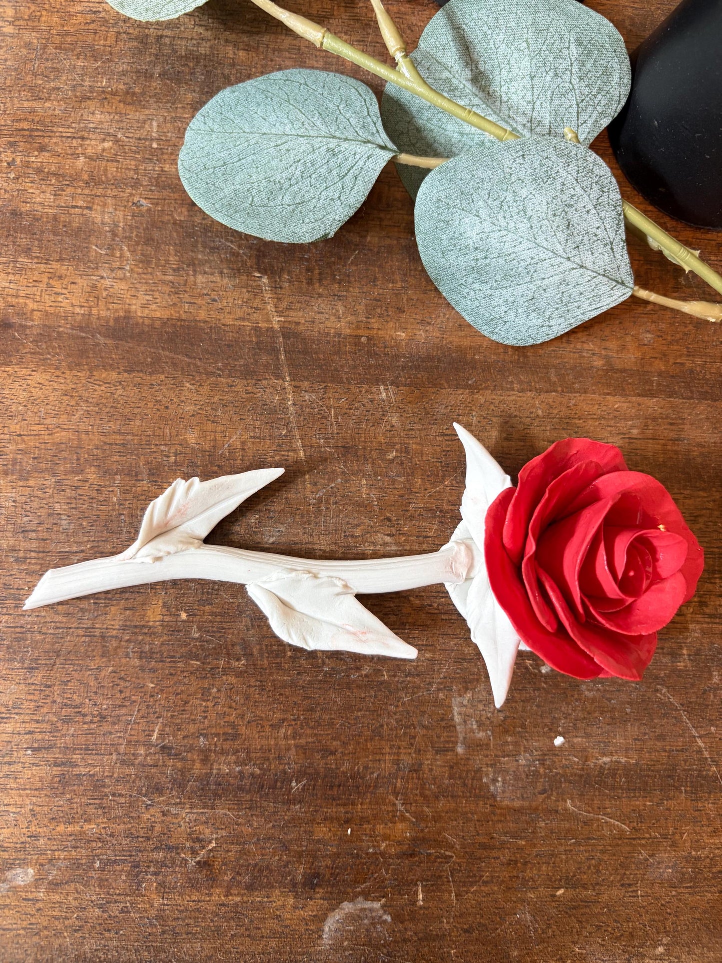 Timeless Love Forever Rose – Red Porcelain Rose