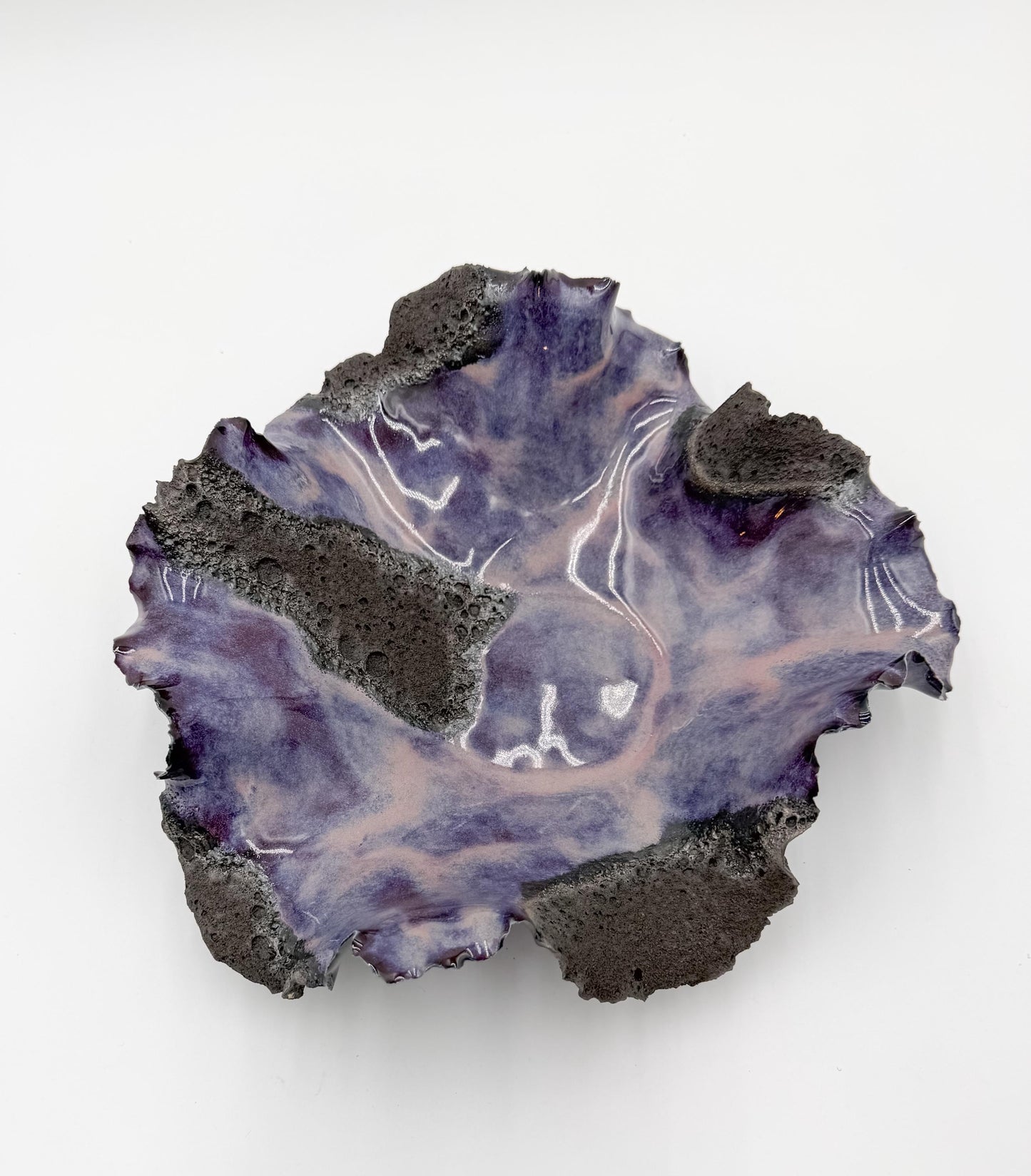 Lavender Erosion - Lava Blossom Bowl