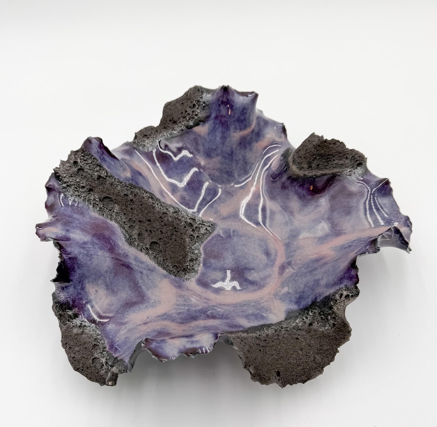 Lavender Erosion - Lava Blossom Bowl