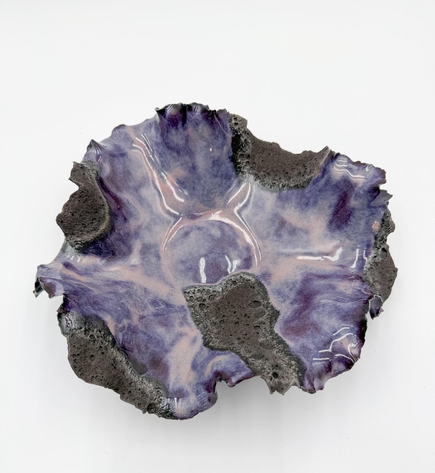 Lavender Erosion - Lava Blossom Bowl