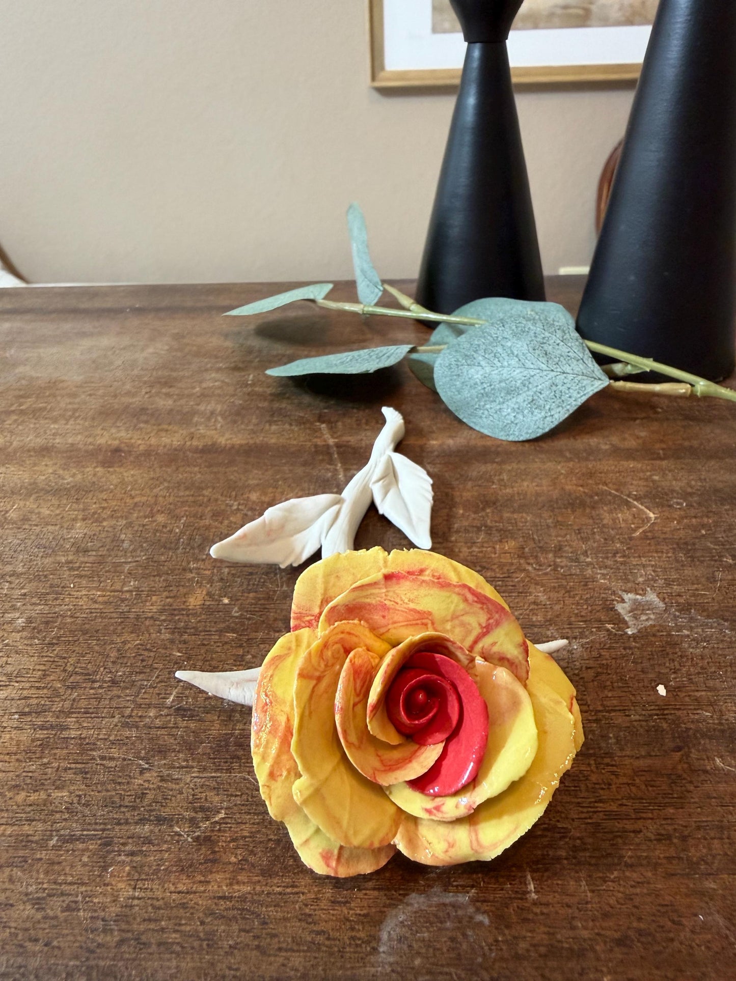 Sunlit Promise -Handmade Forever Rose